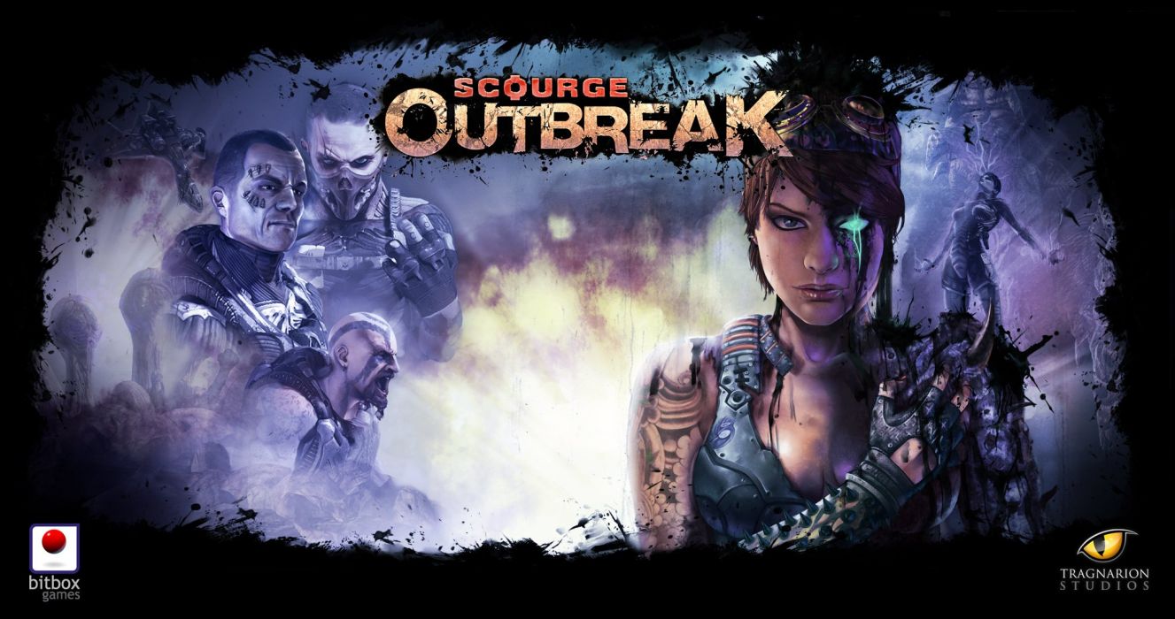 SCOURGE OUTBREAK Shooter Action Fighting Sci Fi Steampunk Wallpaperx1080