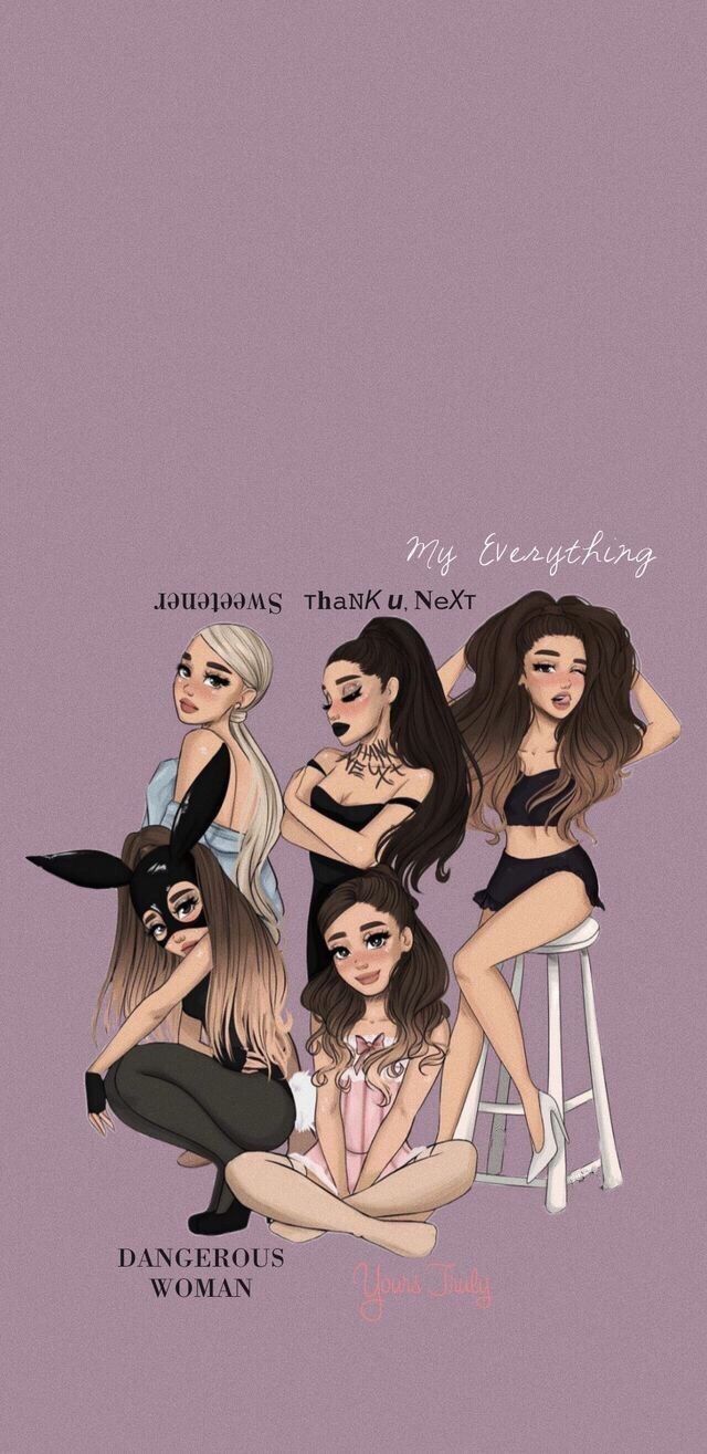 Ariana Grande Drawings Thank You, Next Wallpapers - Wallpaper Cave