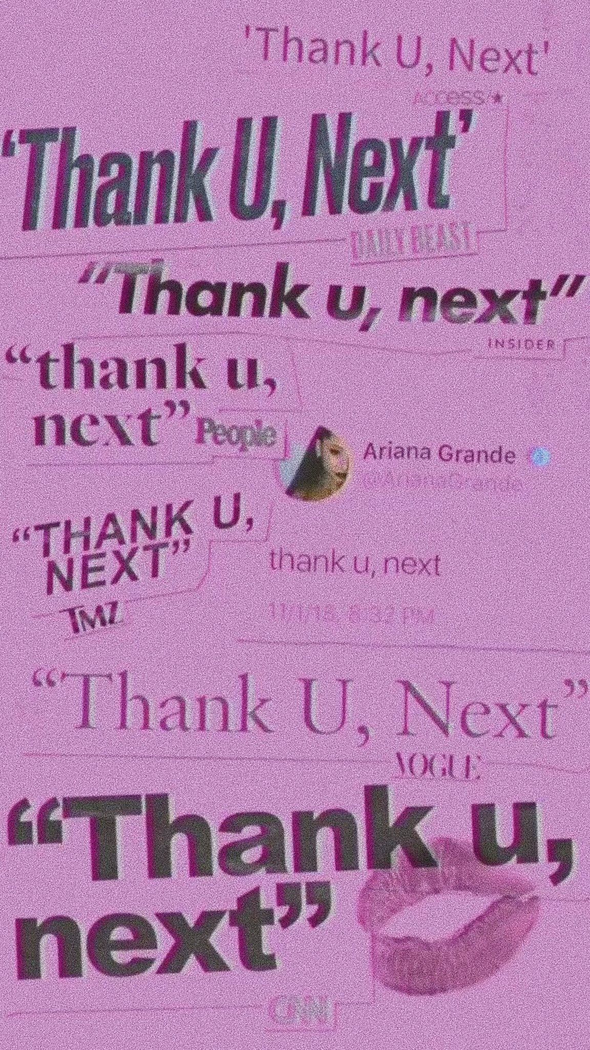 Ariana Grande Thank U Next Wallpaper Free Ariana Grande Thank U Next Background