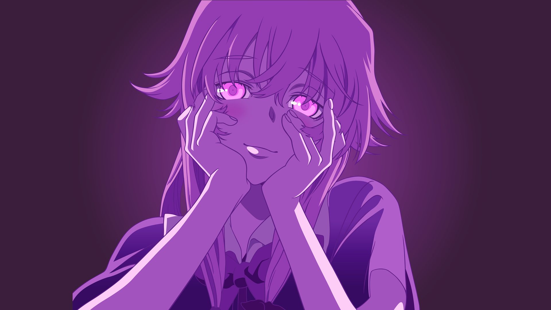 HD wallpaper: Mirai Nikki, Gasai Yuno, anime, anime girls, yandere