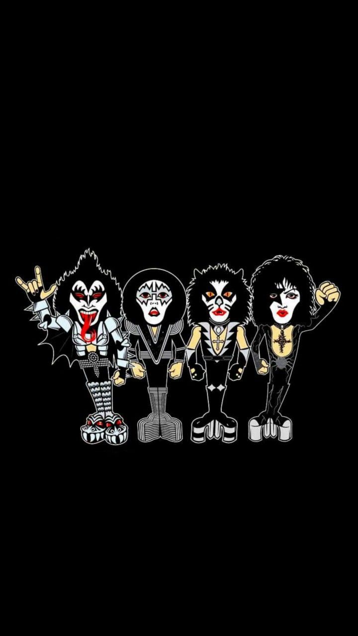 KISS. Kiss artwork, Kiss art, Rock poster art