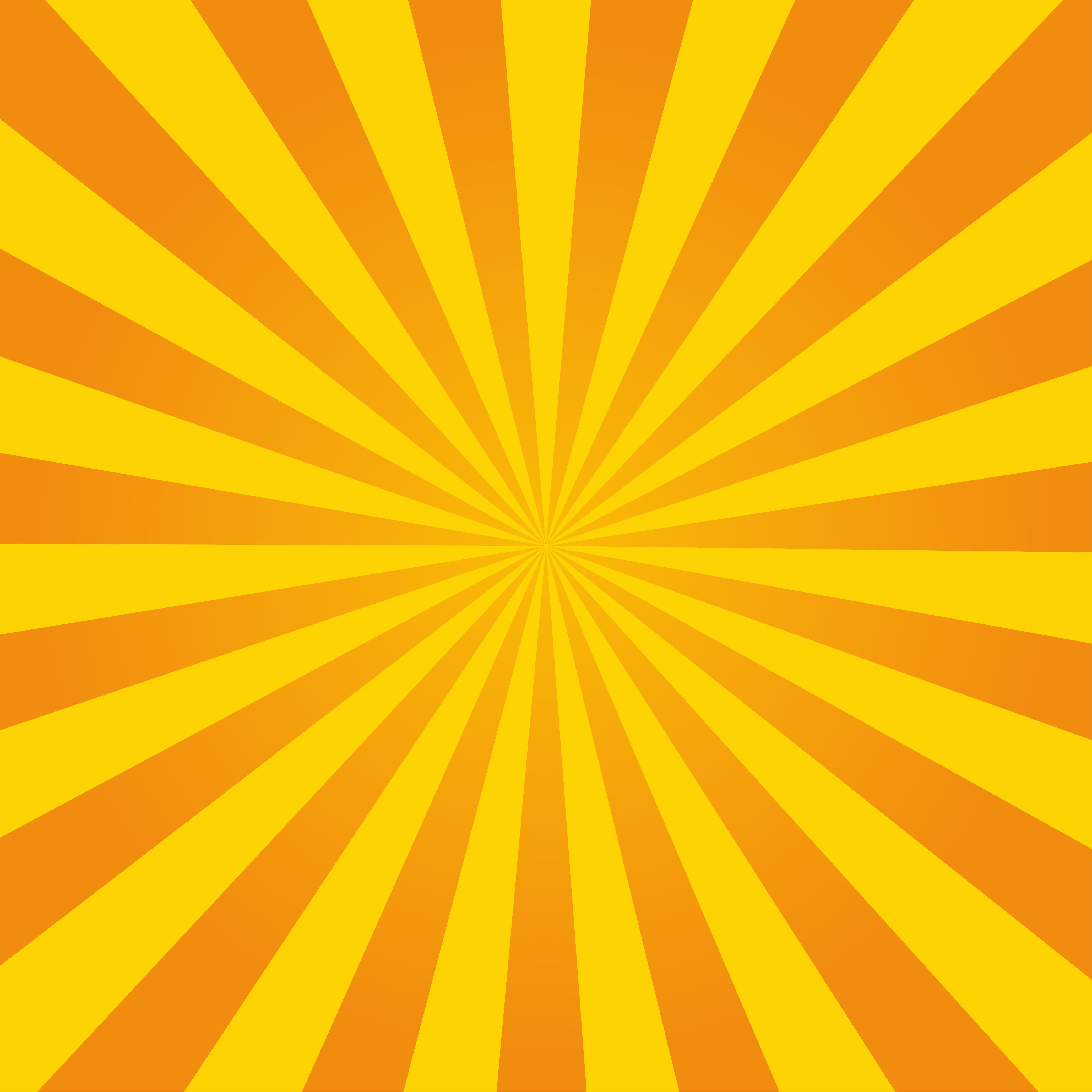 Retro Ray Orange Background. Pre Designed Illustrator Graphics Creative Market