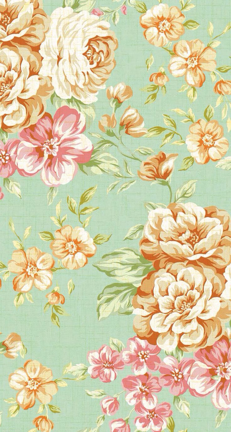 Free download iphone 5 wallpaper vintage flower print 3 more vintage flower iphone [736x1377] for your Desktop, Mobile & Tablet. Explore Retro Floral iPhone Wallpaper. Yellow Flowers Wallpaper for