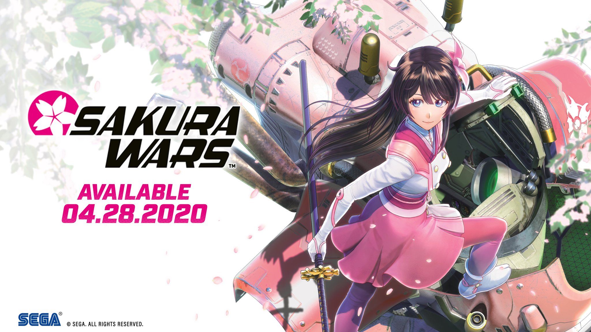 SEGA Wars fans, share your support and spread the word with our social assets! Contains YouTube, Facebook, Twitch, & Twitter banners, and a 4K wallpaper: Sakura Wars launches