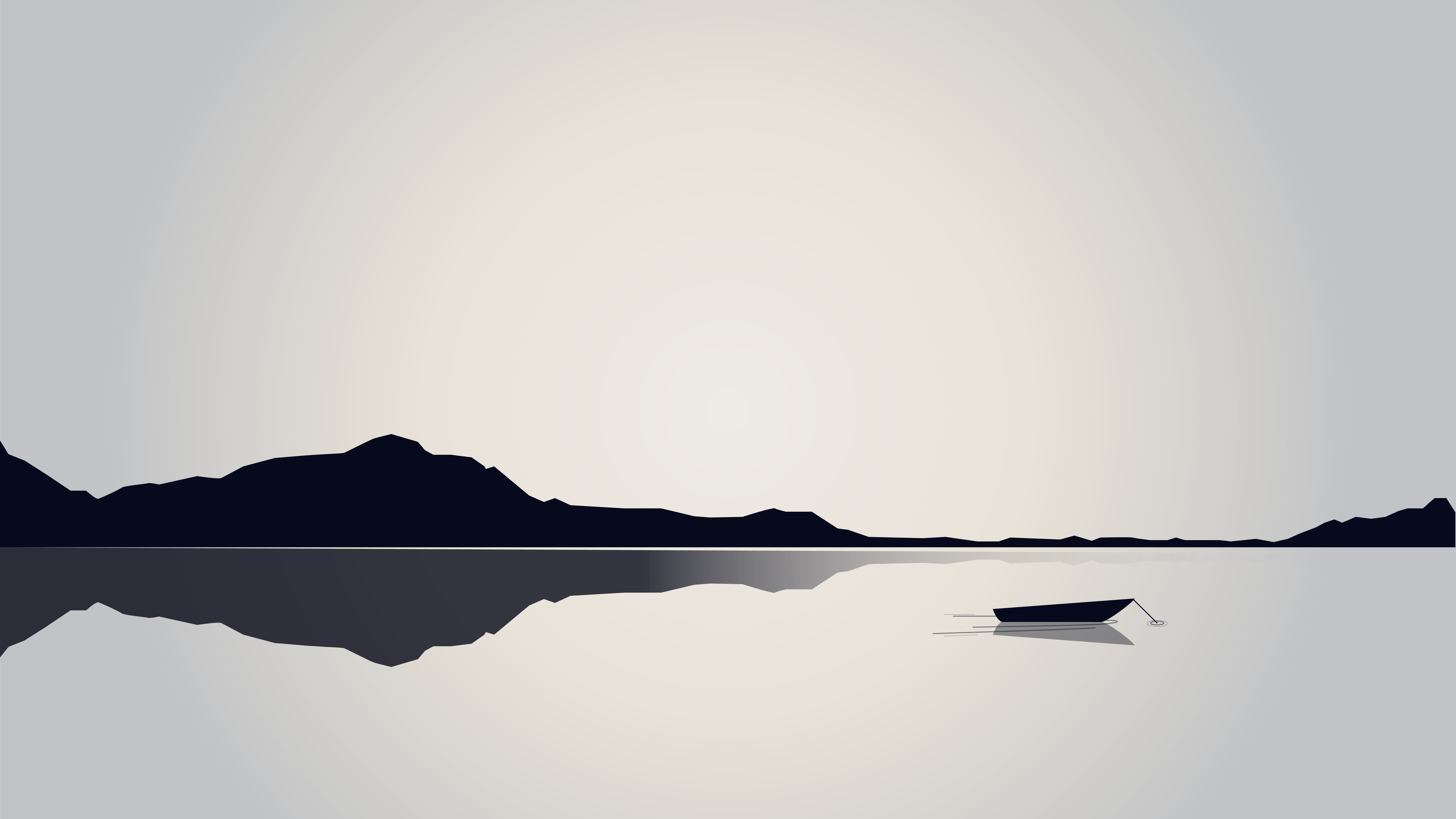 Black And White Minimalist Wallpaper 4K PC