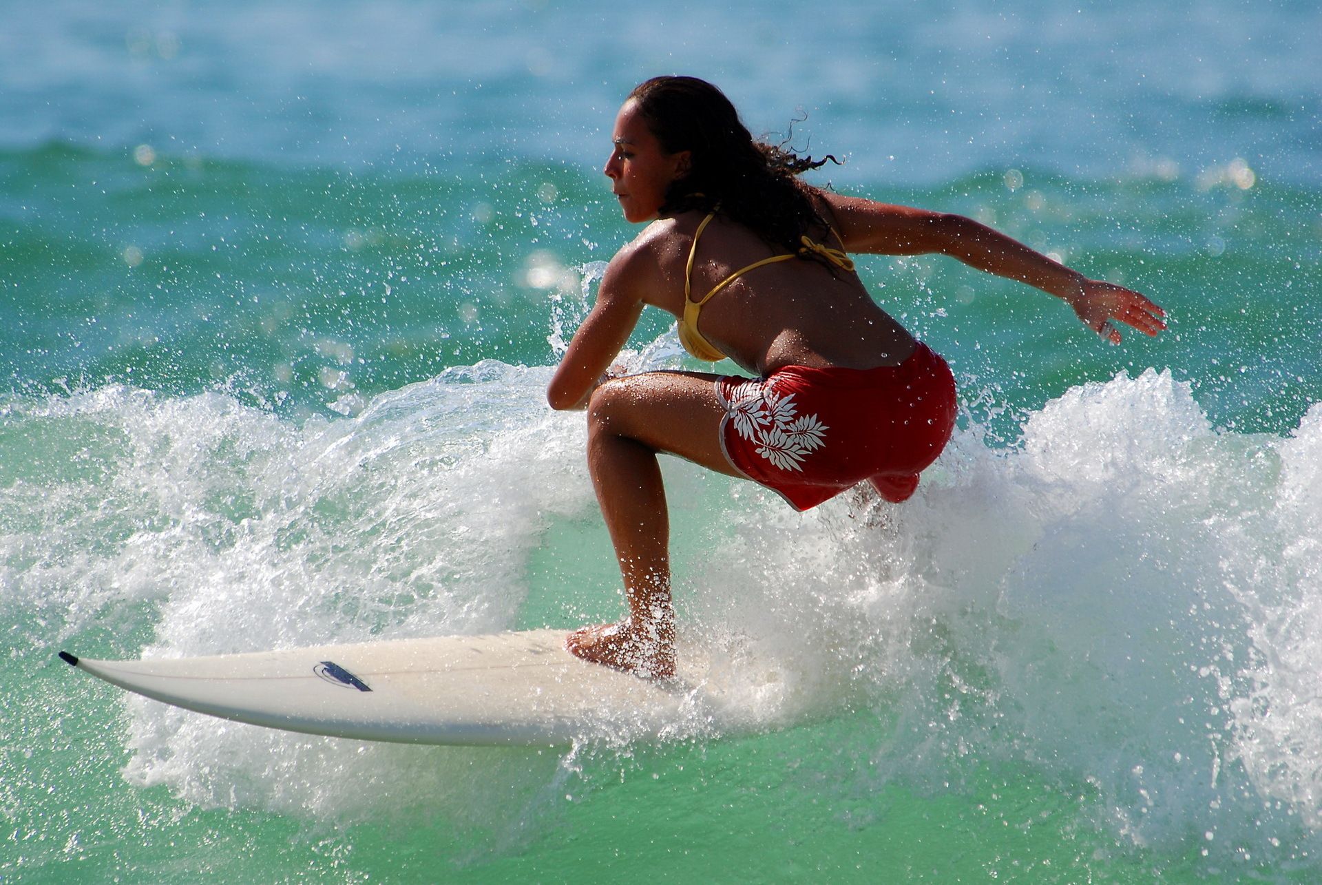 Surfer Girl Wallpaper