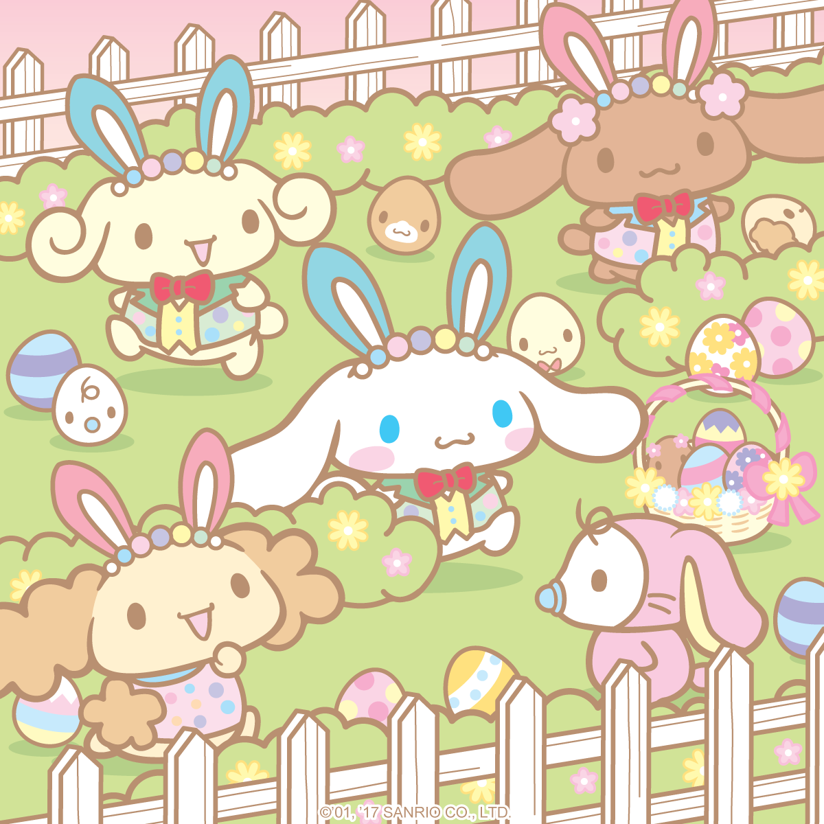 Cinnamoroll Easter. Easter wallpaper, Hello kitty, Hello kitty picture