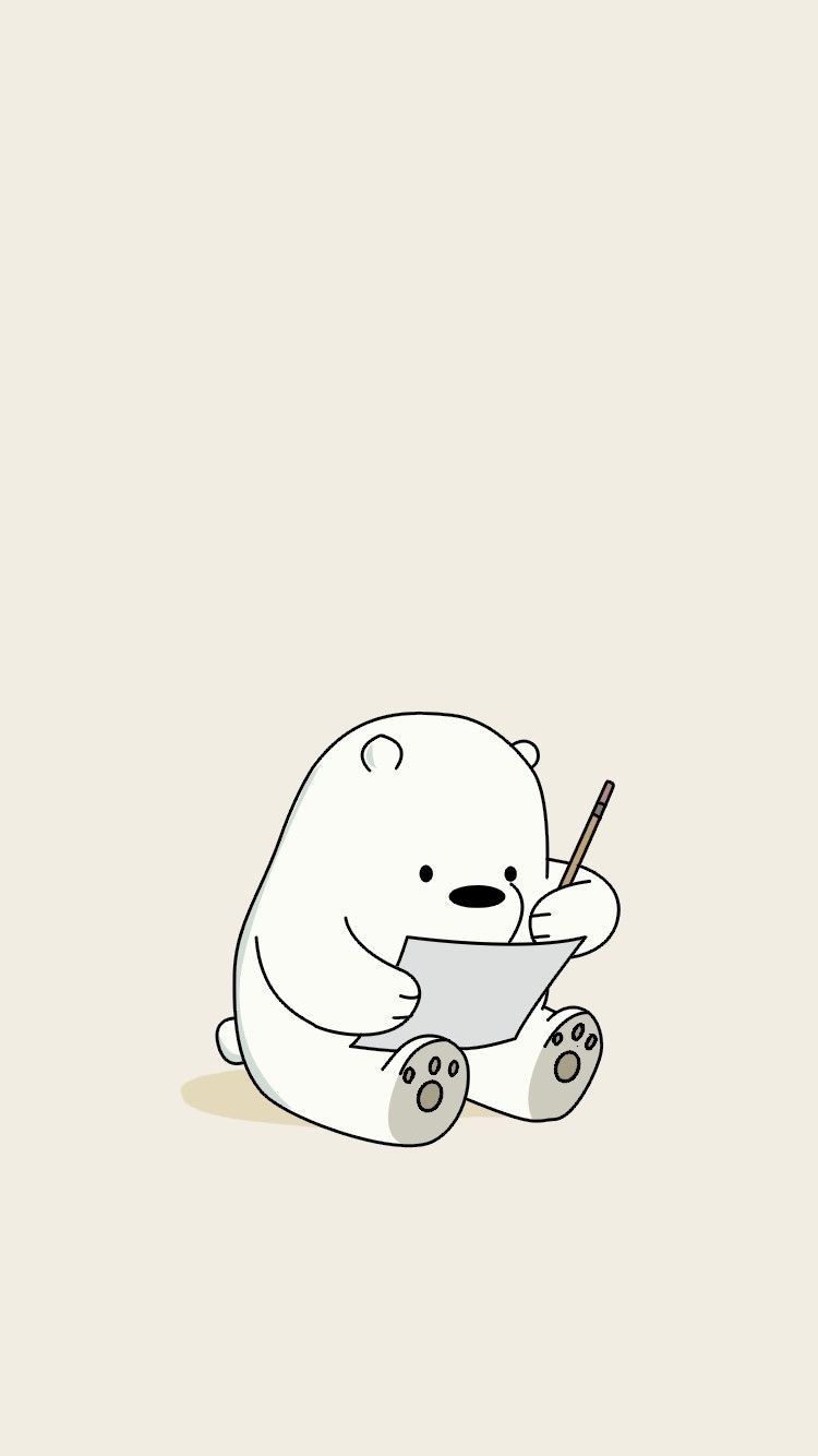 Ice Bear Wallpaper Top Free Ice Bear Background with regard to We Bare Bears Wallpaper White. Bear wallpaper, We bare bears wallpaper, Ice bear we bare bears