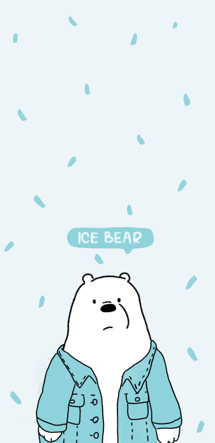 Polar bear / Ice bear wallpaper / WE BARE BEARS #webarebears #wallpaper. Bear wallpaper, We bare bears wallpaper, Ice bear we bare bears