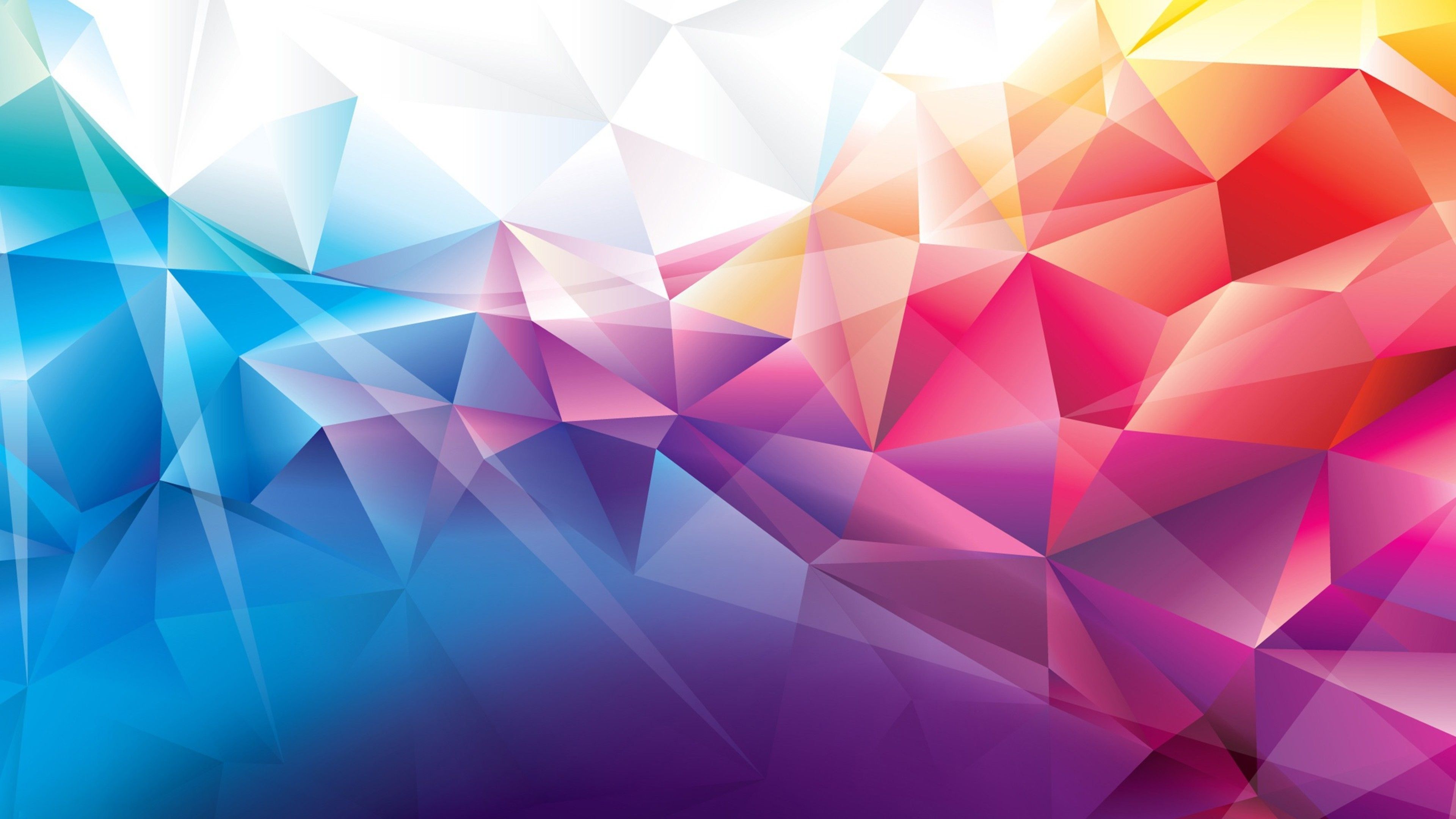 Wallpaper 4k Colorful Polygons abstract wallpaper, colorful wallpaper, polygon wallpaper