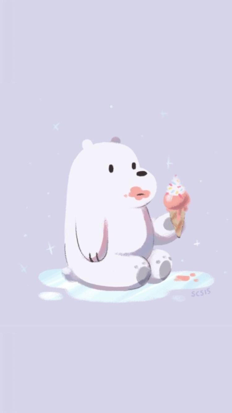 We Bare Bears Ice Bear Wallpaper