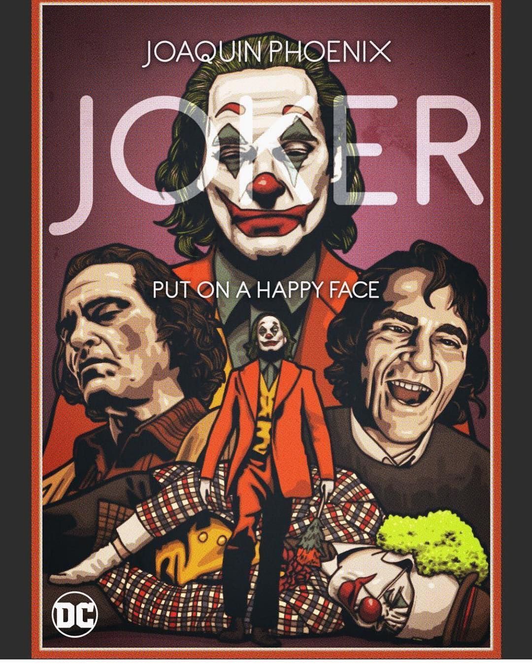 L'immagine può contenere: 4 persone. Joker, Joker poster, Joker wallpaper