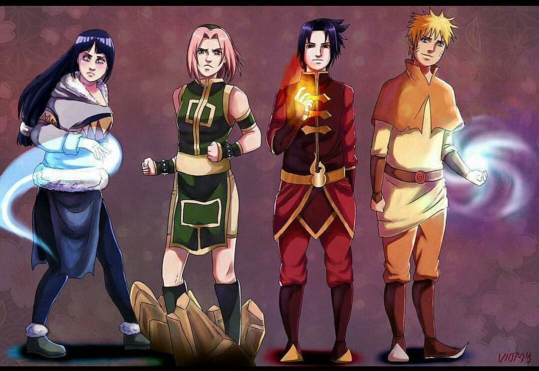 Naruto x Avatar. Personajes de naruto, Parejas de naruto, Wallpaper naruto