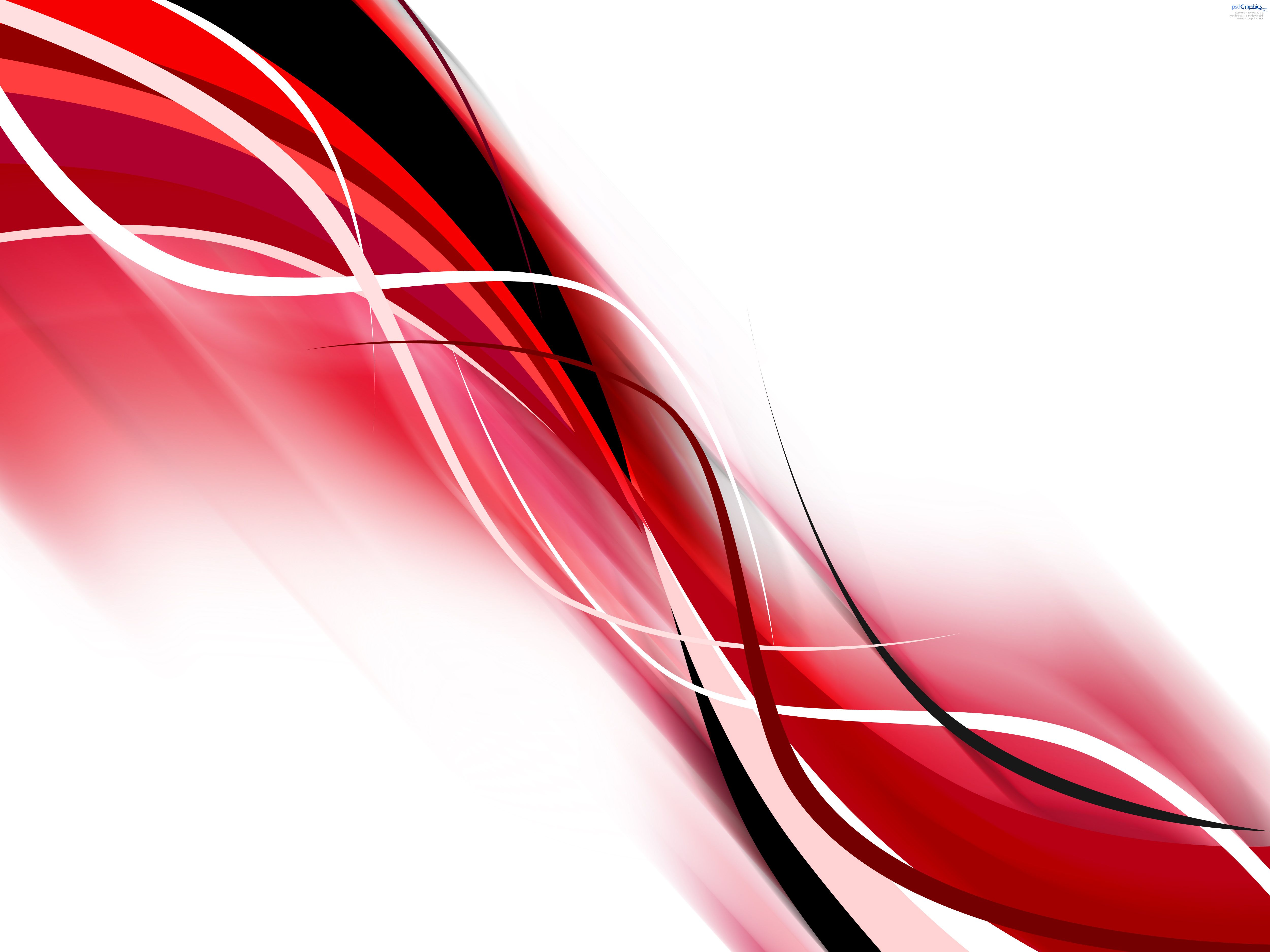 Red And White Abstract Wallpaper