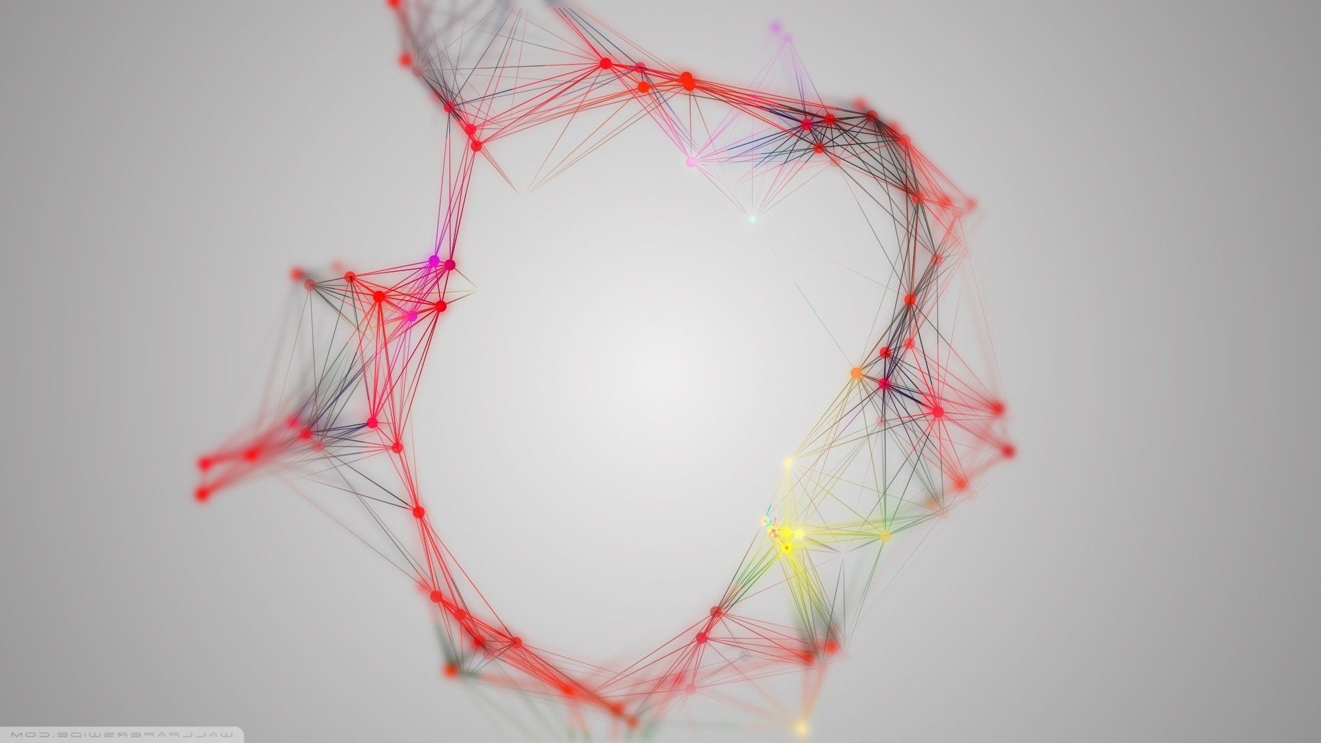 abstract, Red, Pink, Yellow, Green Wallpaper HD / Desktop and Mobile Background