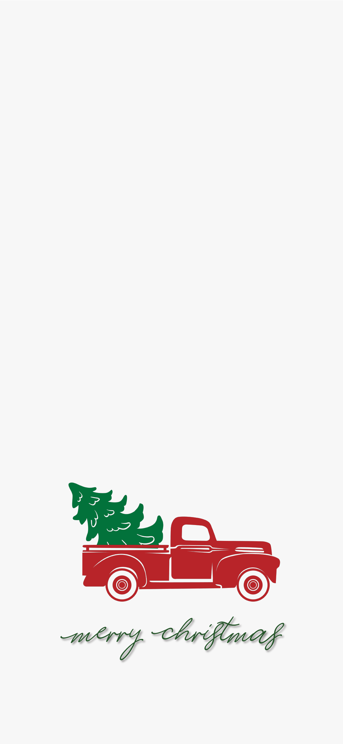 Christmas iPhone Wallpaper 2019. Ginger and Ivory