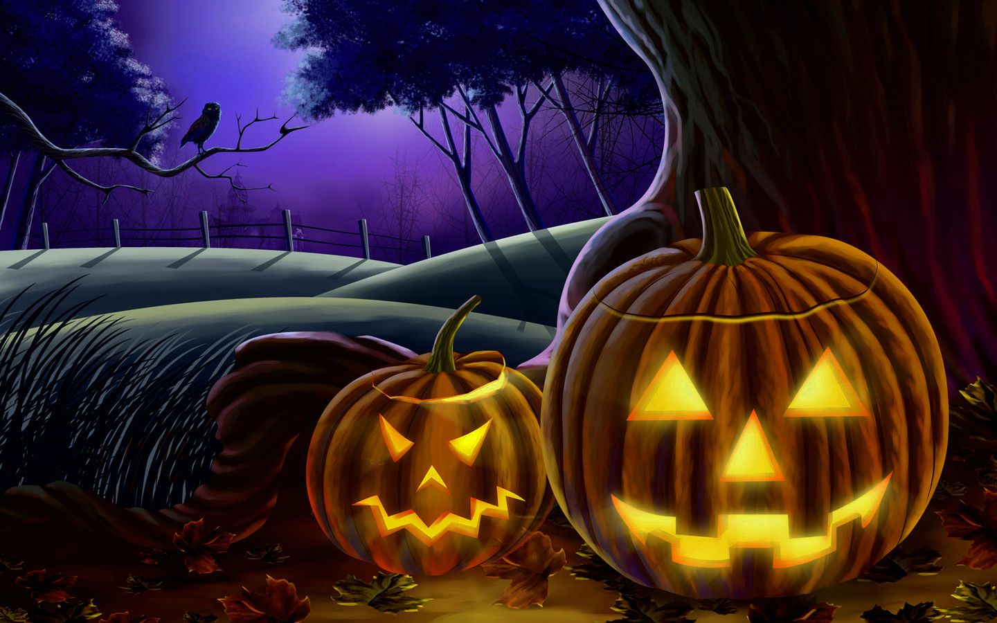 Fall halloween wallpaper