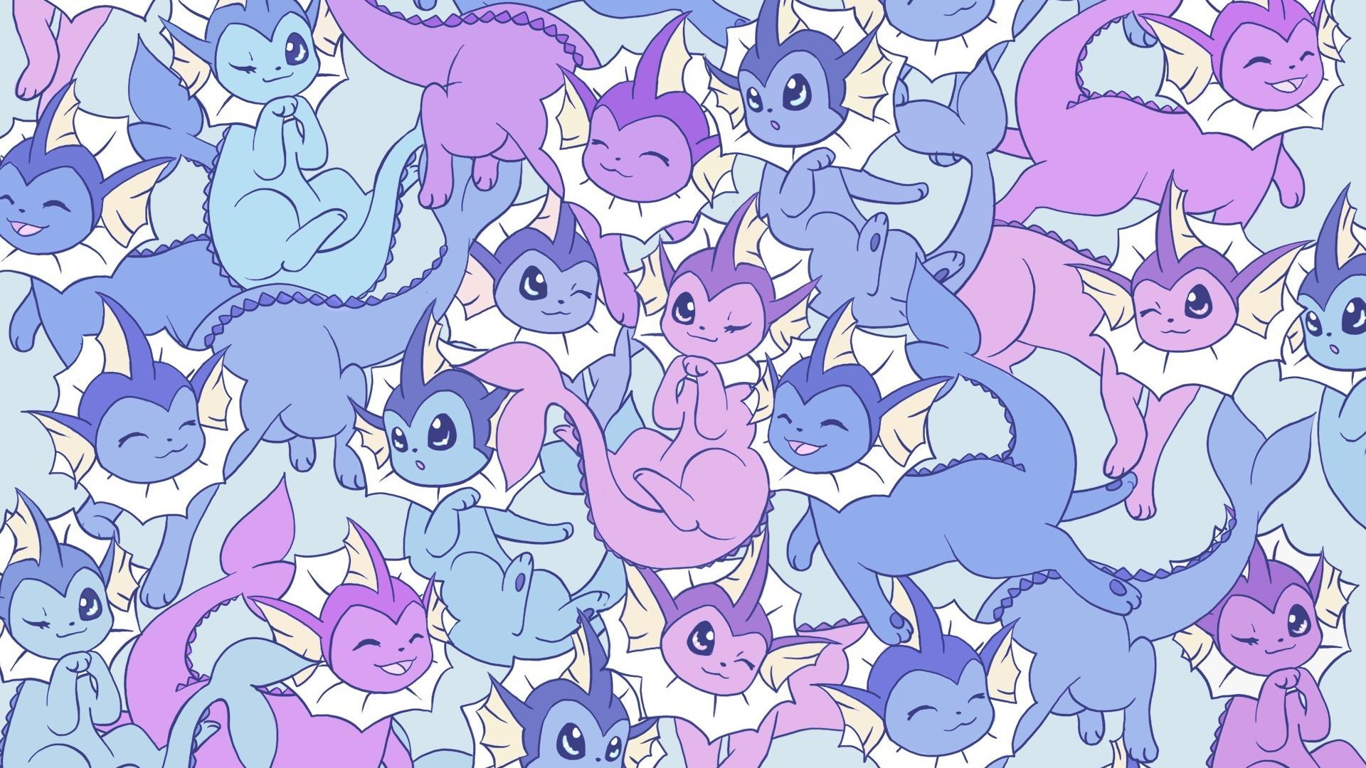 Vaporeon Wallpaper. Vaporeon Wallpaper, Shiny Vaporeon Wallpaper and Vaporeon Swimming Wallpaper