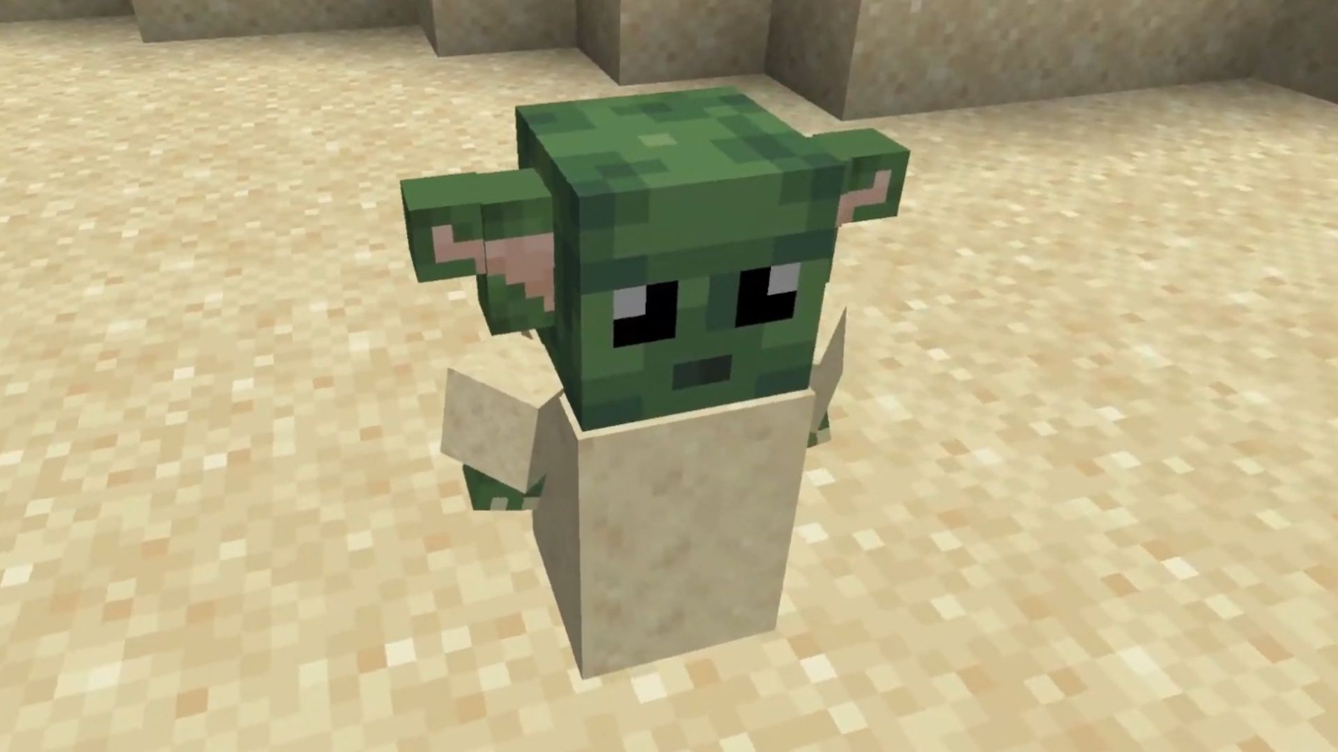 Baby Yoda Is Being Added to Minecraft