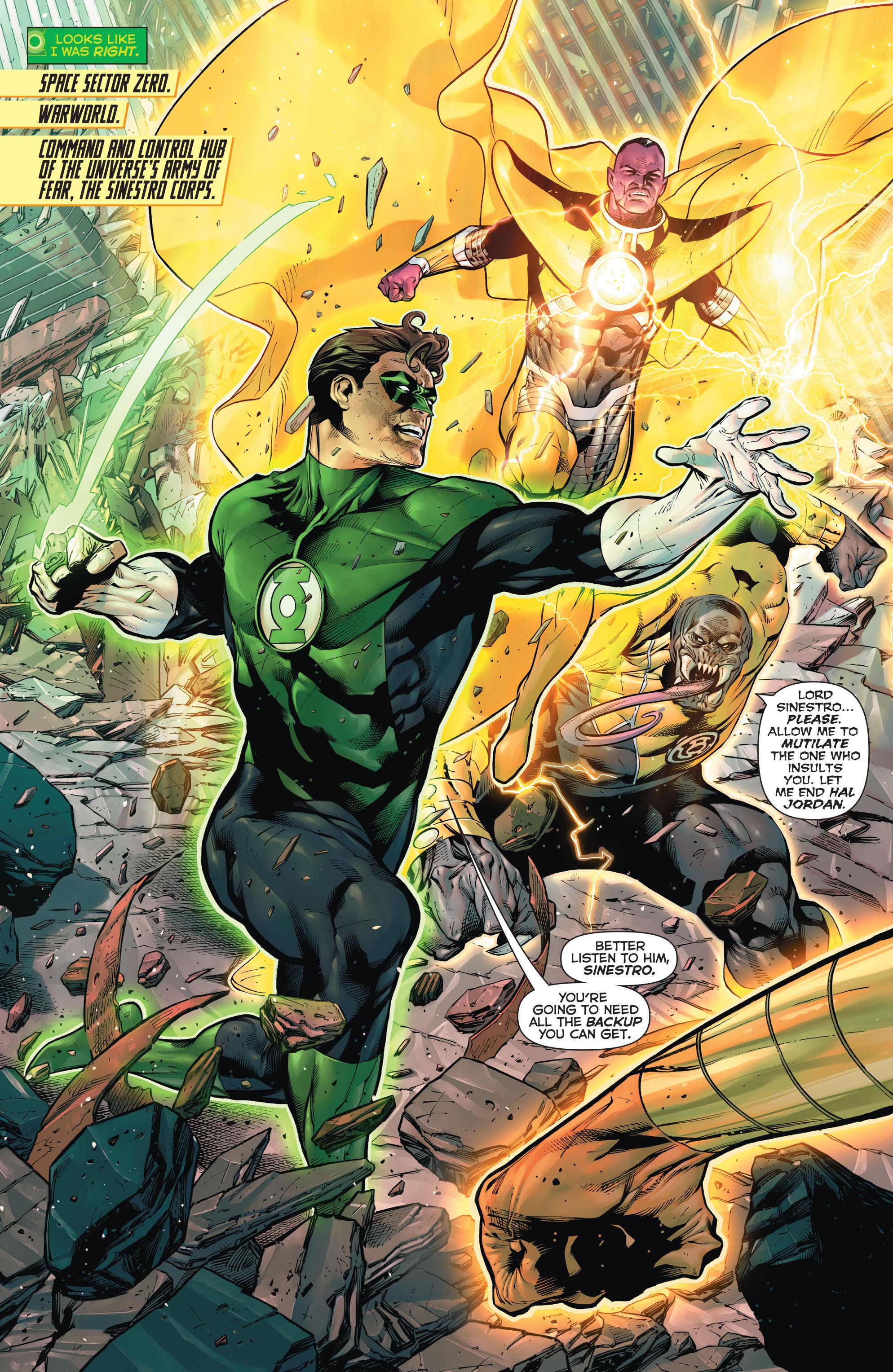 Hal Jordan vs Sinestro Lantern photo