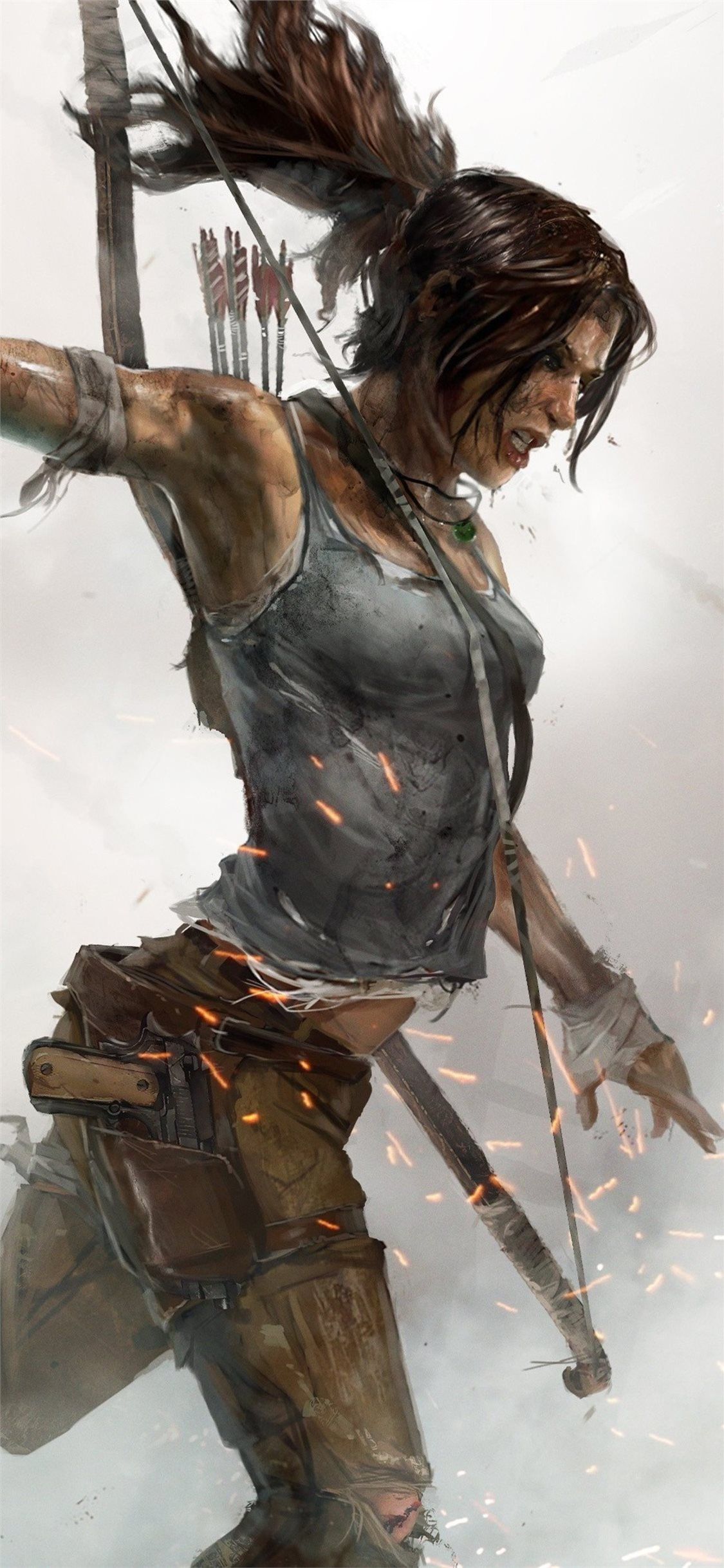 Best Shadow of the tomb raider iPhone X HD Wallpaper