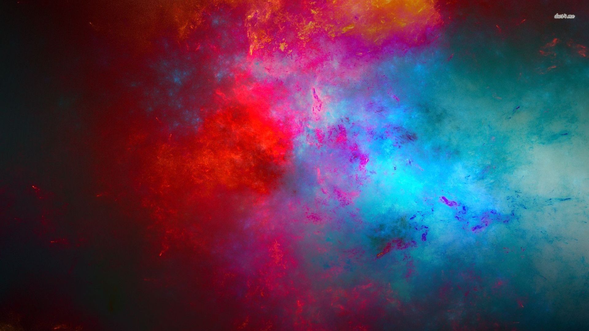 Red and Blue Wallpaper