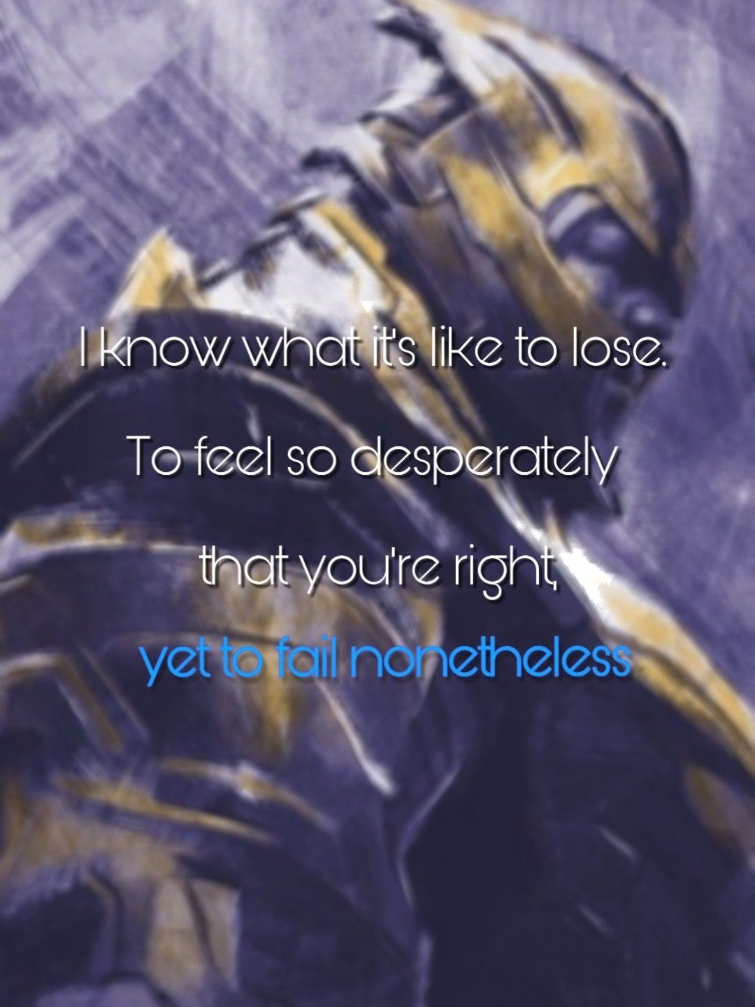 Thanos Quotes Wallpaper