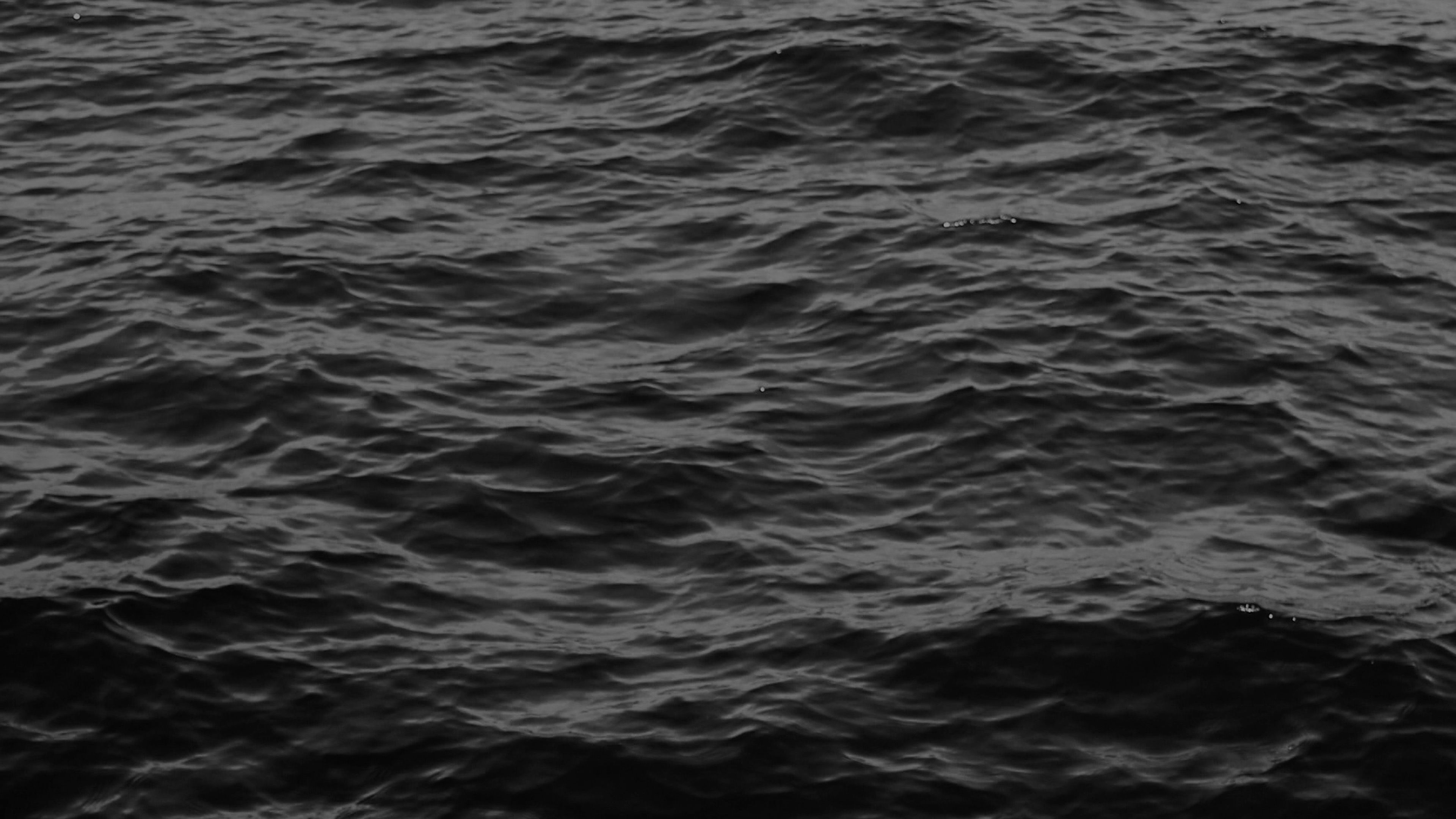 Full Of Water Sea Dark Bw Deep Ocean Wallpaper