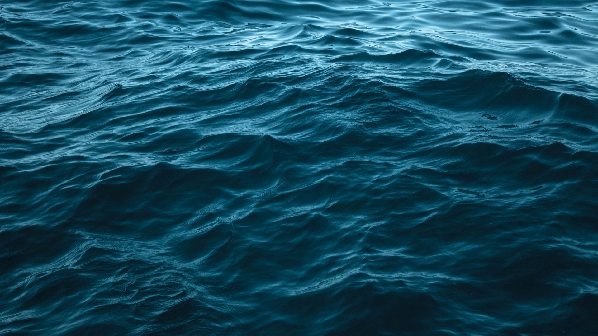 Download Wallpaper 1920x1080 sea, water, waves, ripples, depth Full HD 1080p HD Background