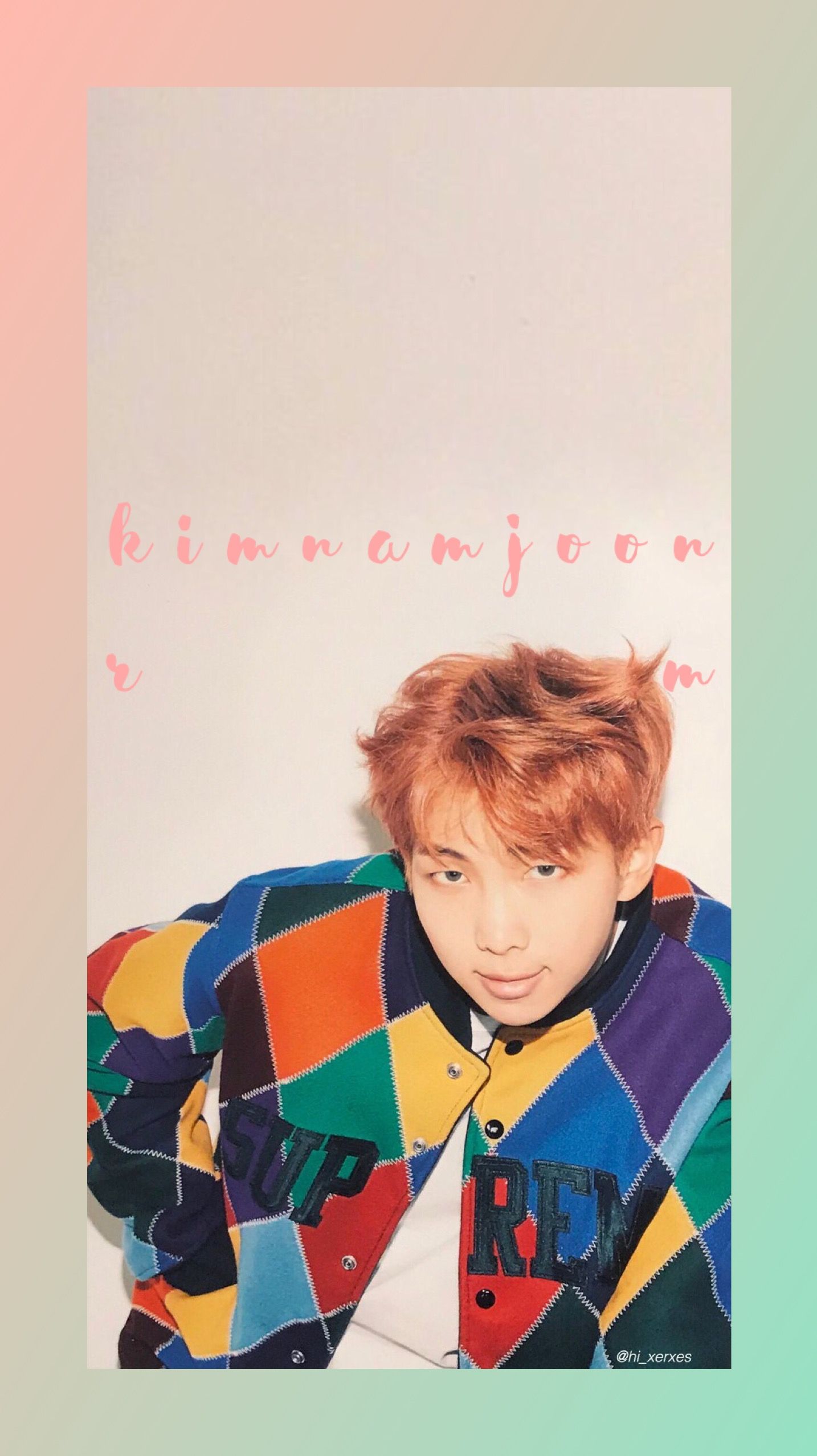 BTS Kim Nam Joon RM Wallpaper