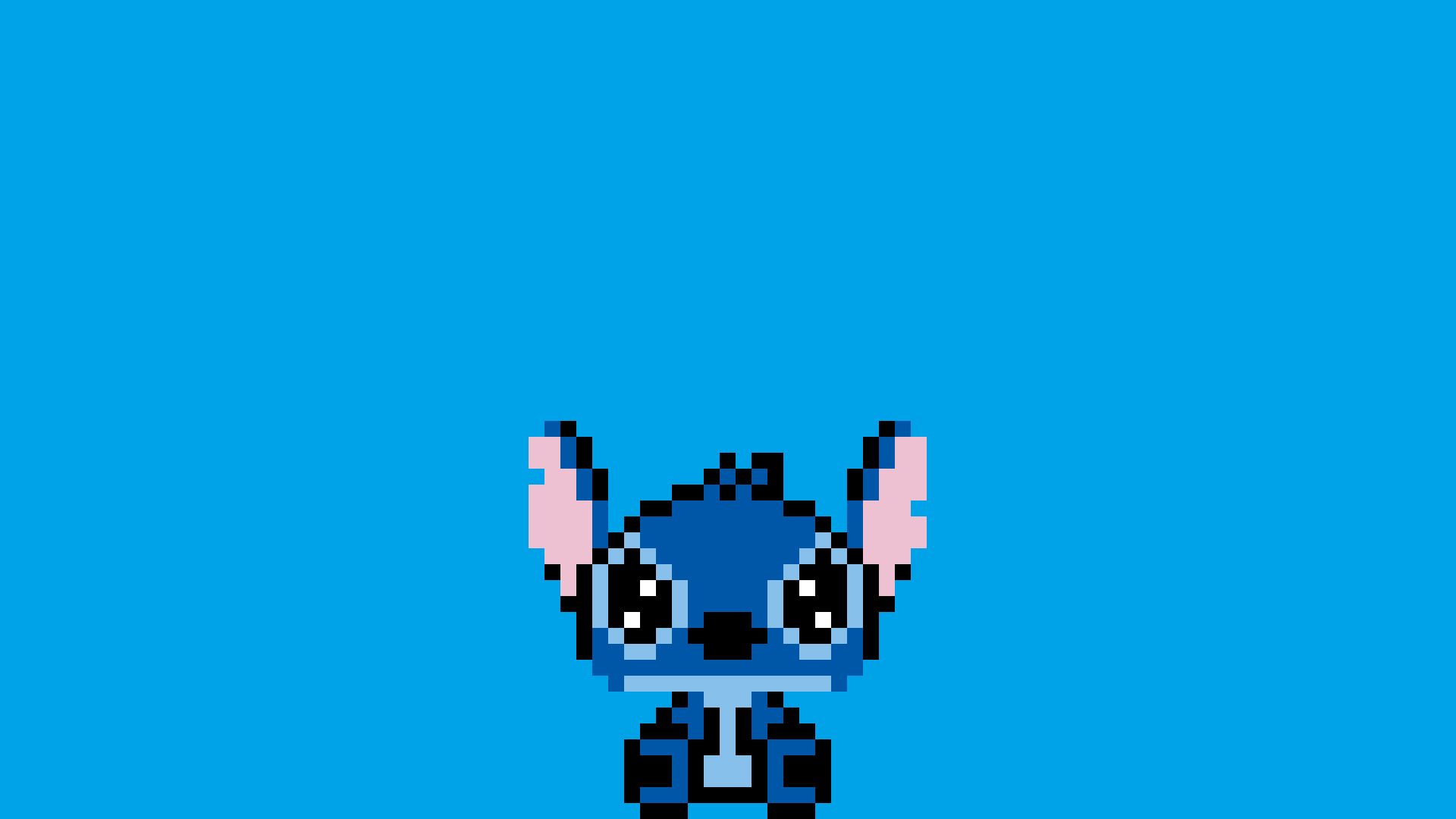 Stitch Pixel Art, HD Cartoons, 4k Wallpaper, Image, Background, Photo and Picture