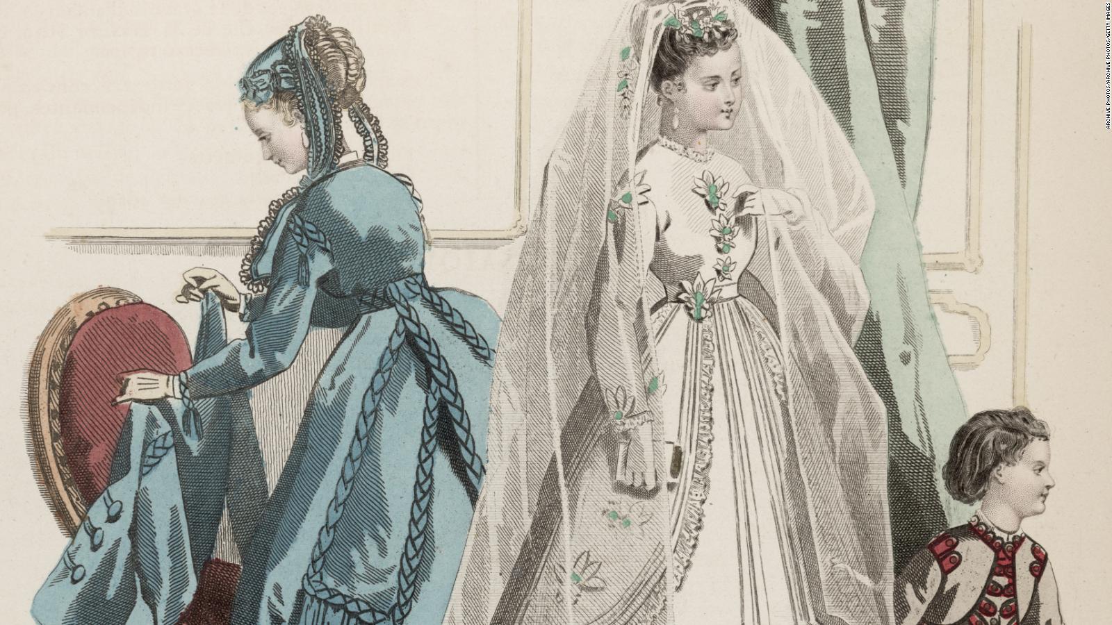 The white wedding dress history and meaning