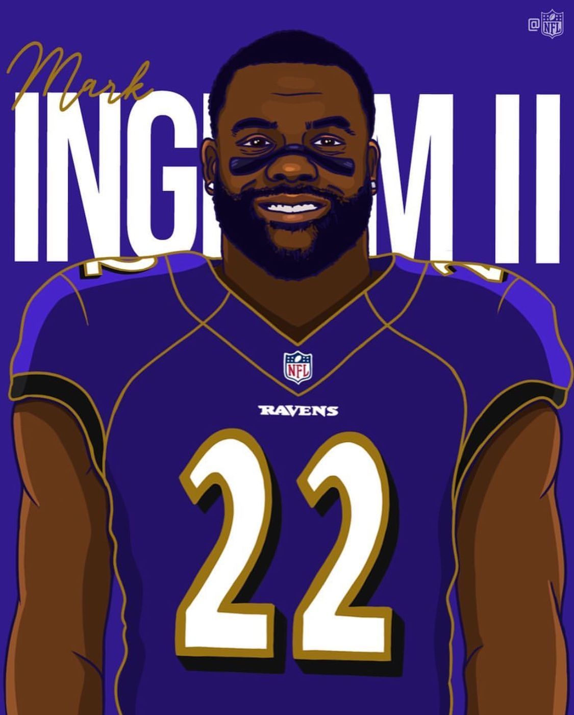 Mark Ingram going to Baltimore. Ravens are confusing me. Ravens football, American football, Nfl football logos