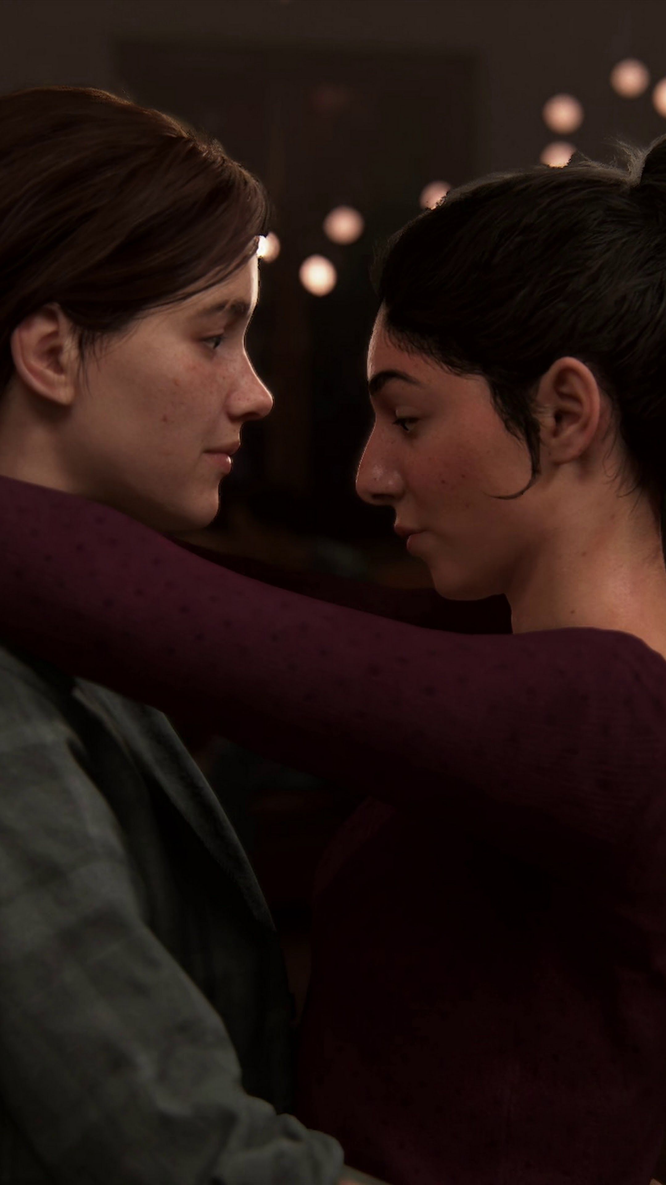 The Last of Us Part 2 Ellie and Dina 4K Wallpaper
