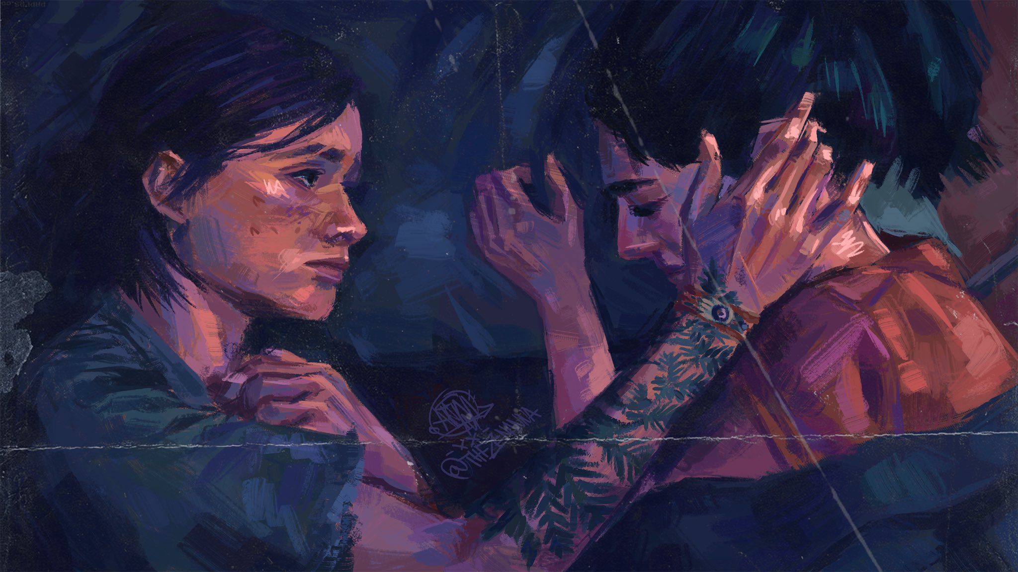 The Last of Us Part II's Ellie and Dina Beautifully Captured in Emotional Fan Art