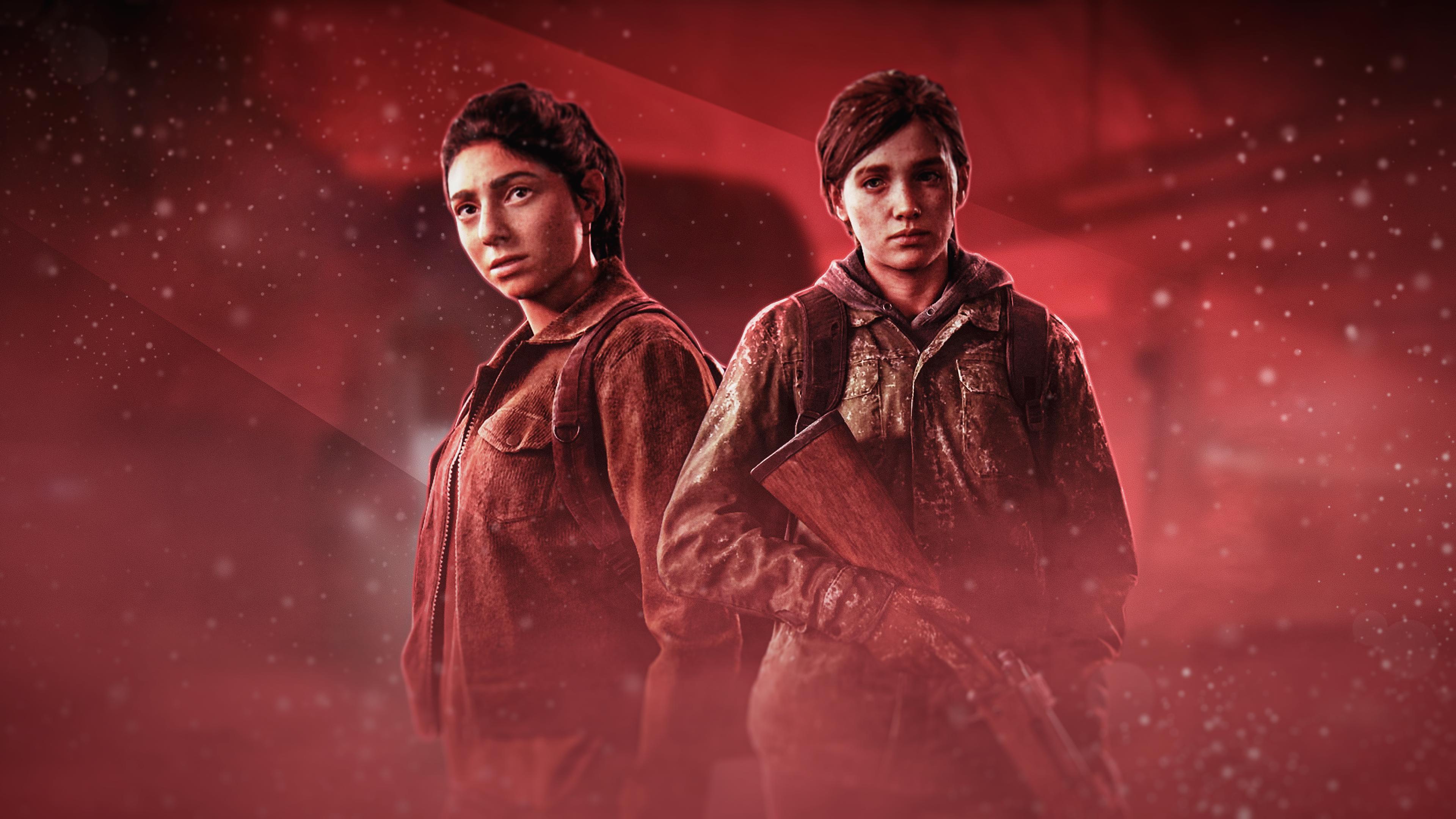 Download Dina Hugging Ellie In The Last Of Us 4K Wallpaper