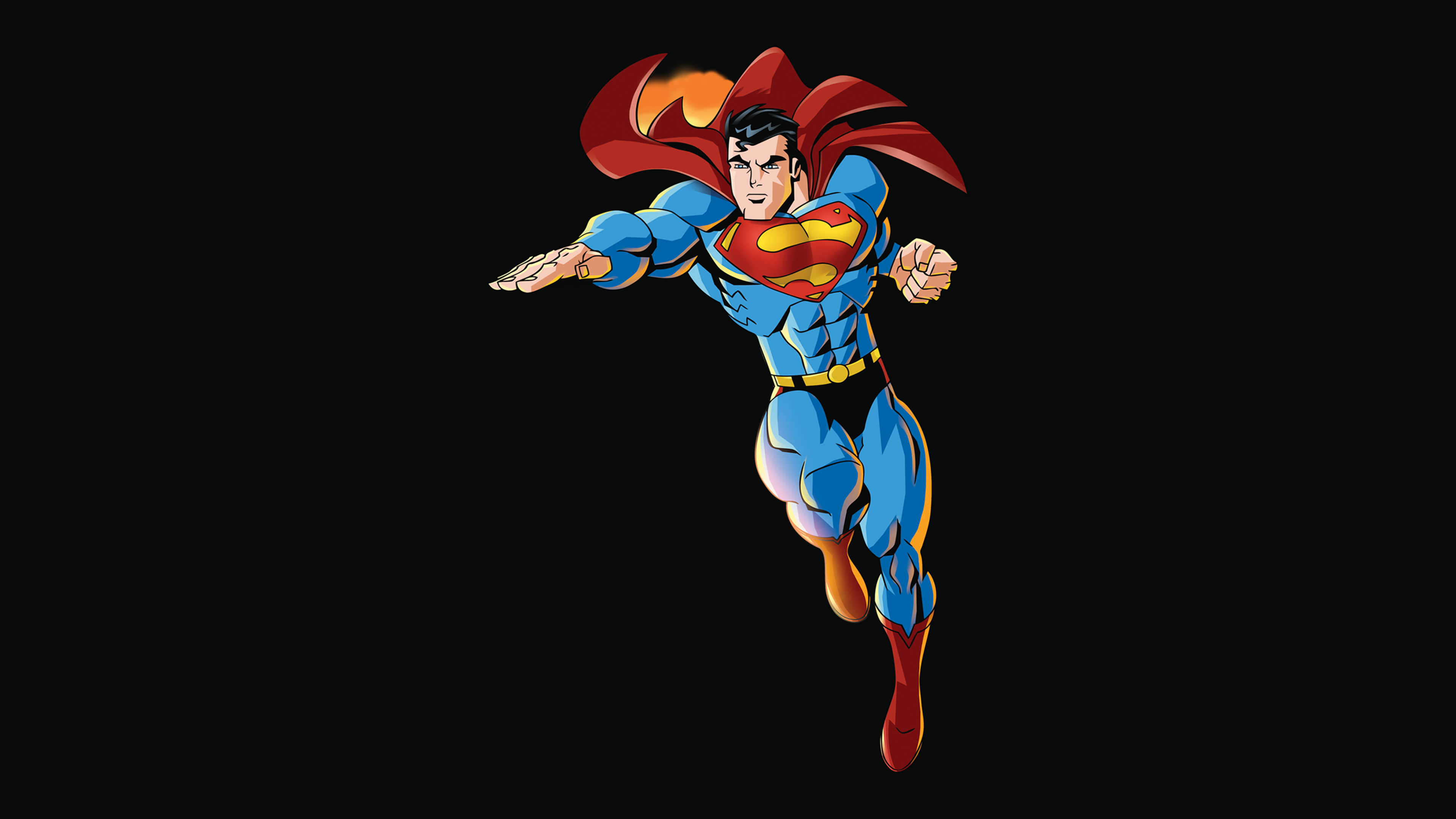 Wallpaper Superman, Superhero, DC Comics, Dark background, Black, 4K, Creative Graphics / Editor's Picks,. Wallpaper for iPhone, Android, Mobile and Desktop