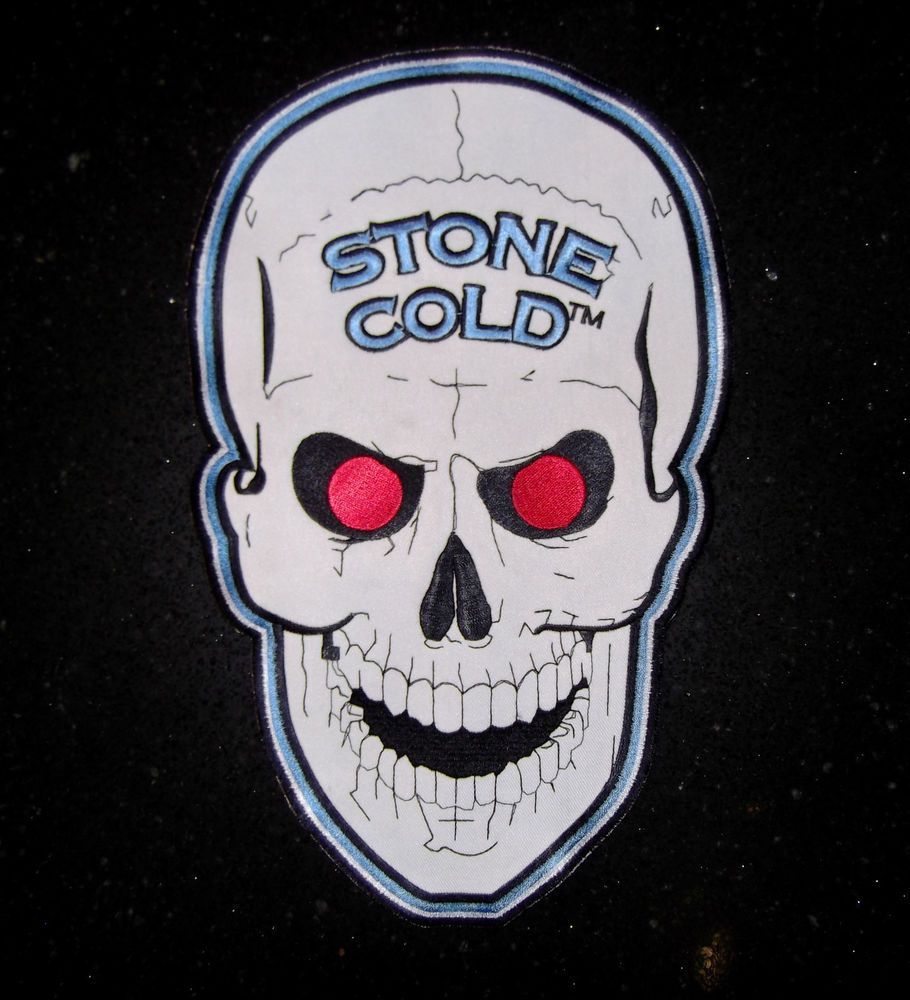 WWF STONE COLD STEVE AUSTIN LARGE SKULL PATCH FOR JACKET WRESTLING CLEAN EUC!. Stone cold steve, Steve austin, Wwe logo