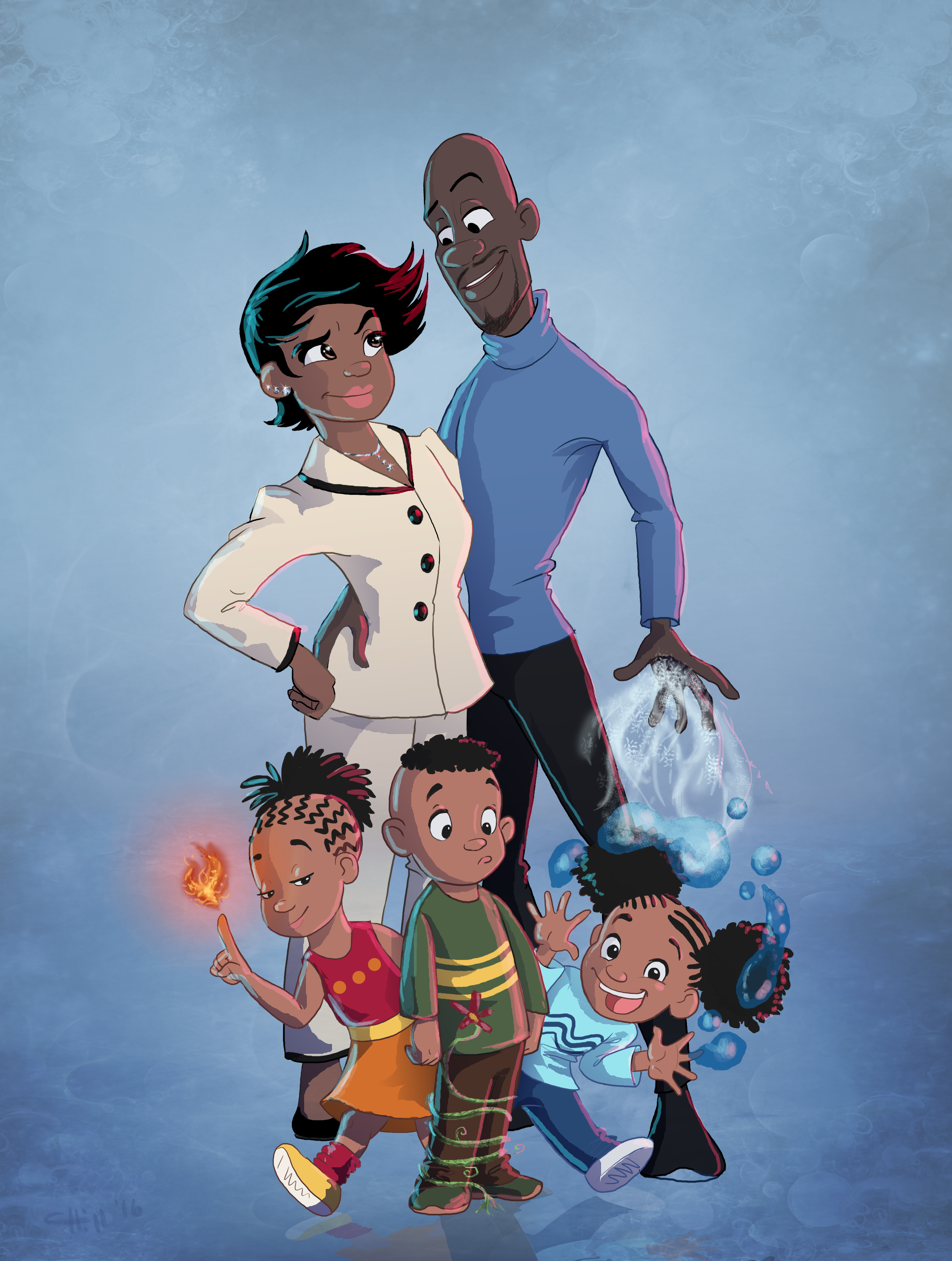 This Artist Imagined A The Incredibles Spin Off Starring Frozone's Family