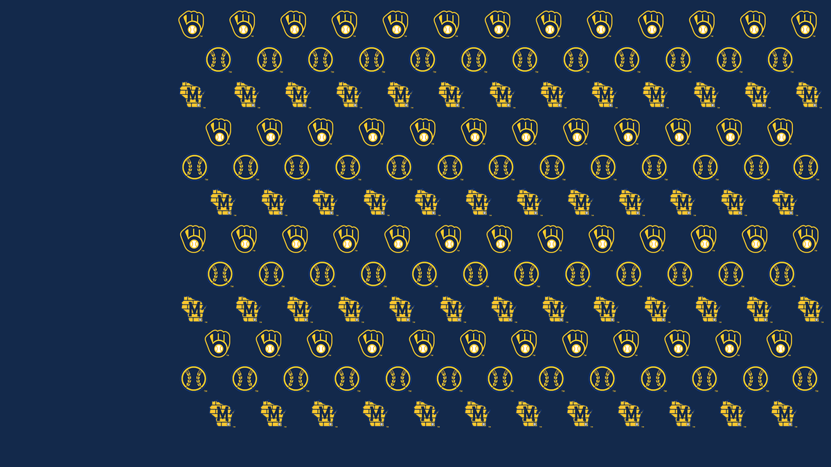 Milwaukee Brewers's Wednesday which means more #Brewers wallpaper! Dress up your desktop as well as your phone's home and lock screens. #WallpaperWednesday