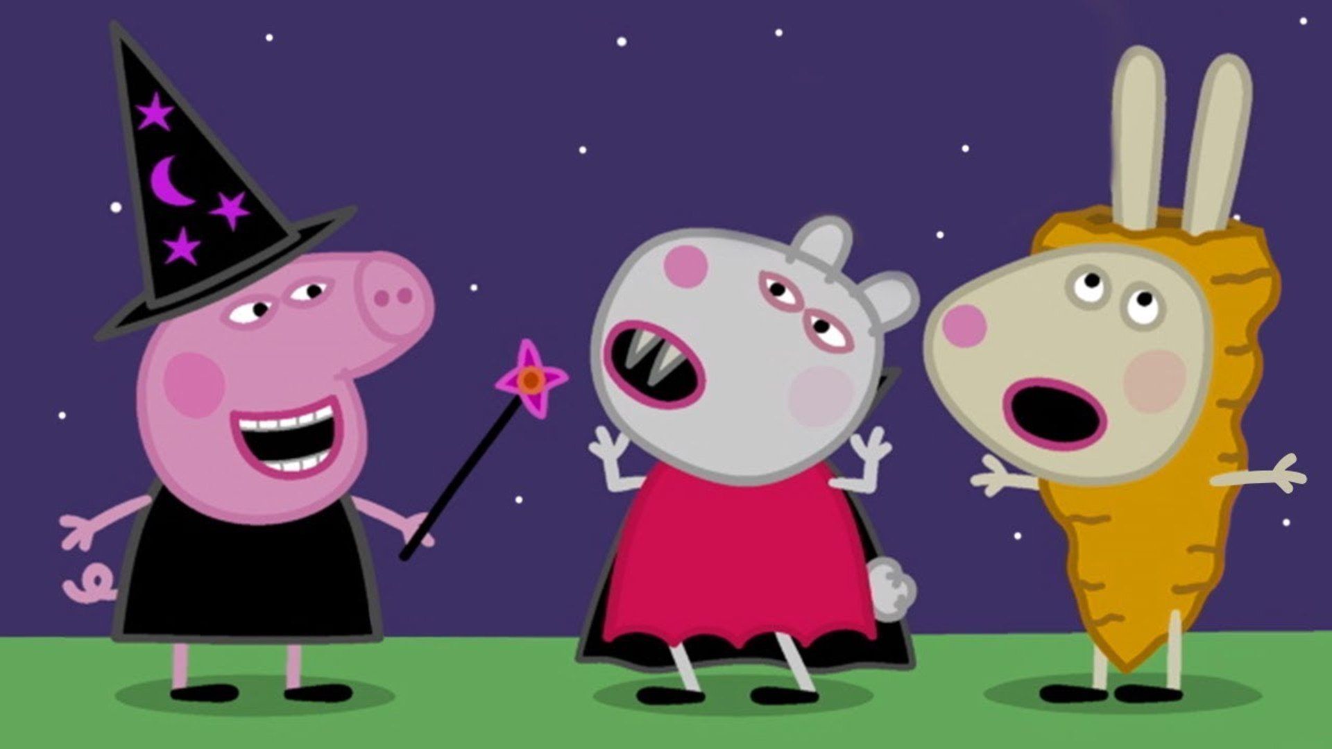Peppa Pig Halloween Episodes, Vampires and ZOMBIE Carrots!