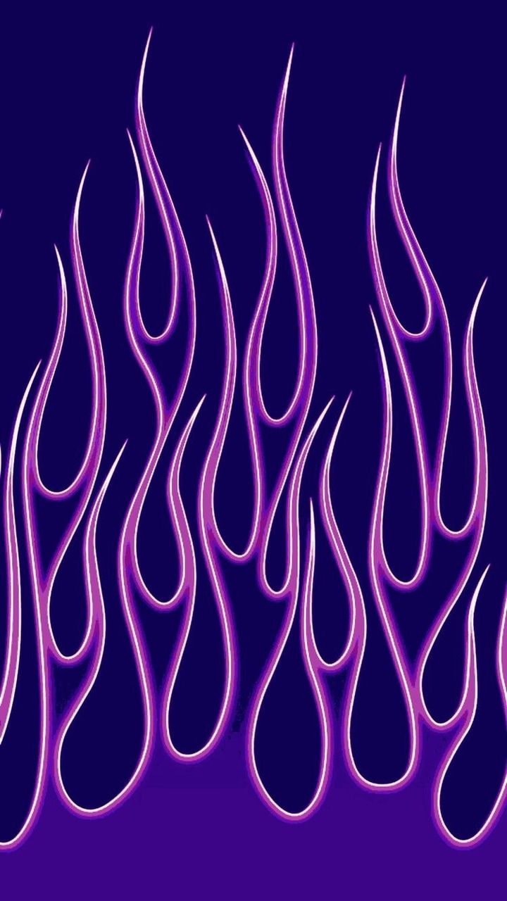 Purple Flame Wallpaper