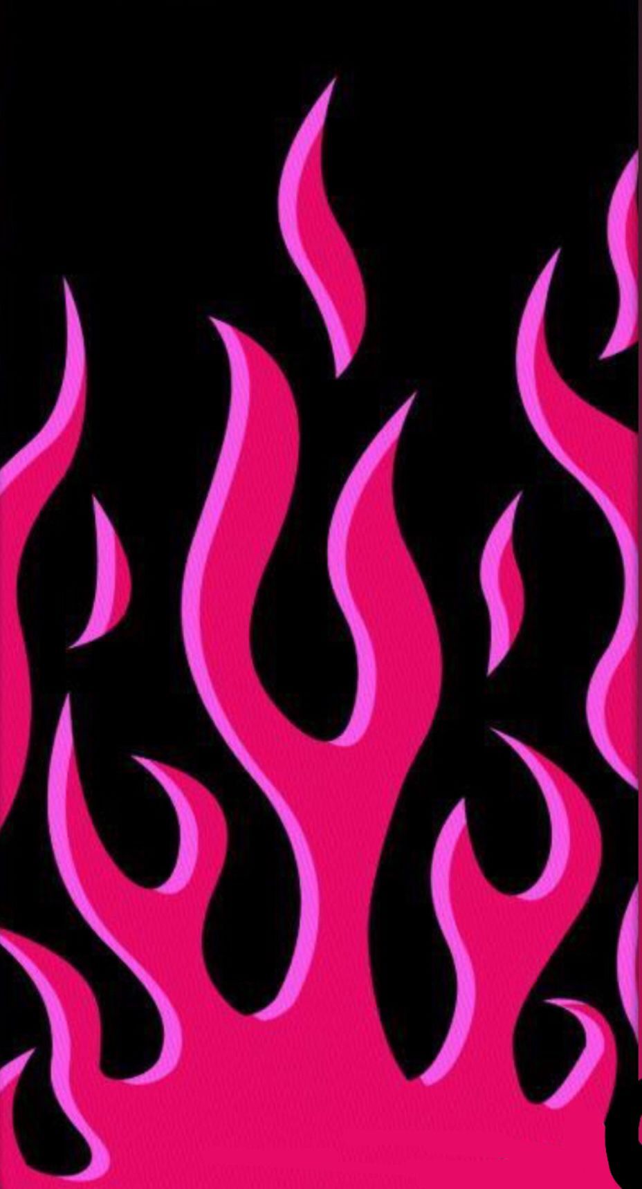 pink flames. Edgy wallpaper, Pretty wallpaper iphone, Cute patterns wallpaper