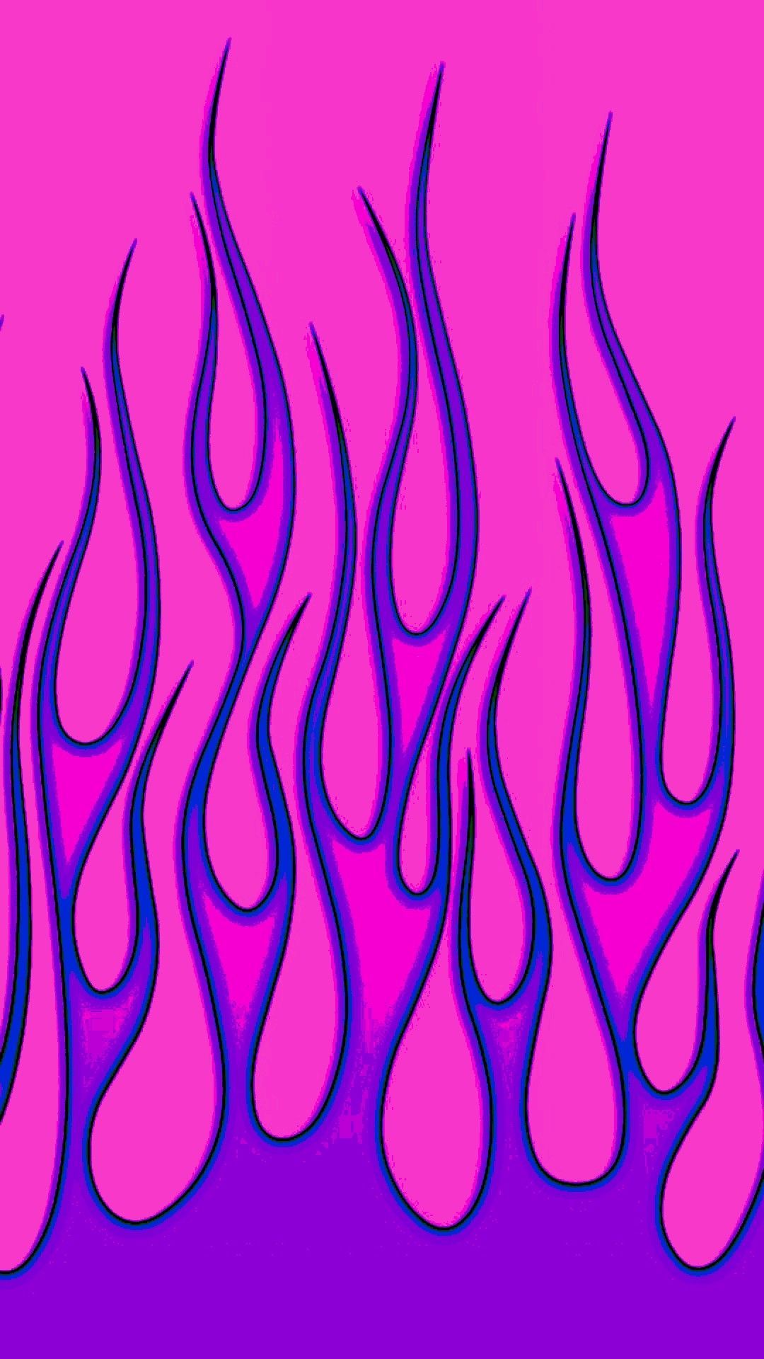 Purple Flame Background