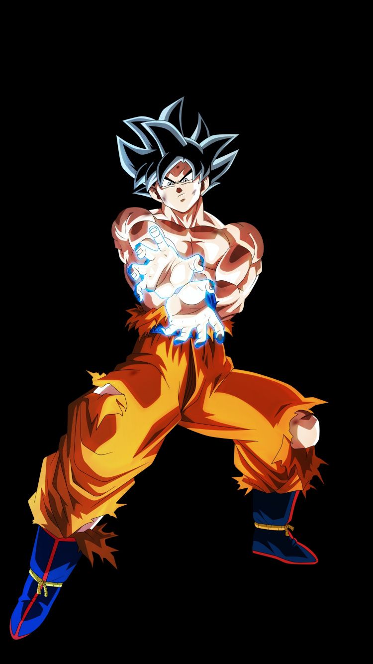 Download Goku, Utra instinct, Dragon Ball Super wallpaper, 750x1334, iphone 7, iPhone 8
