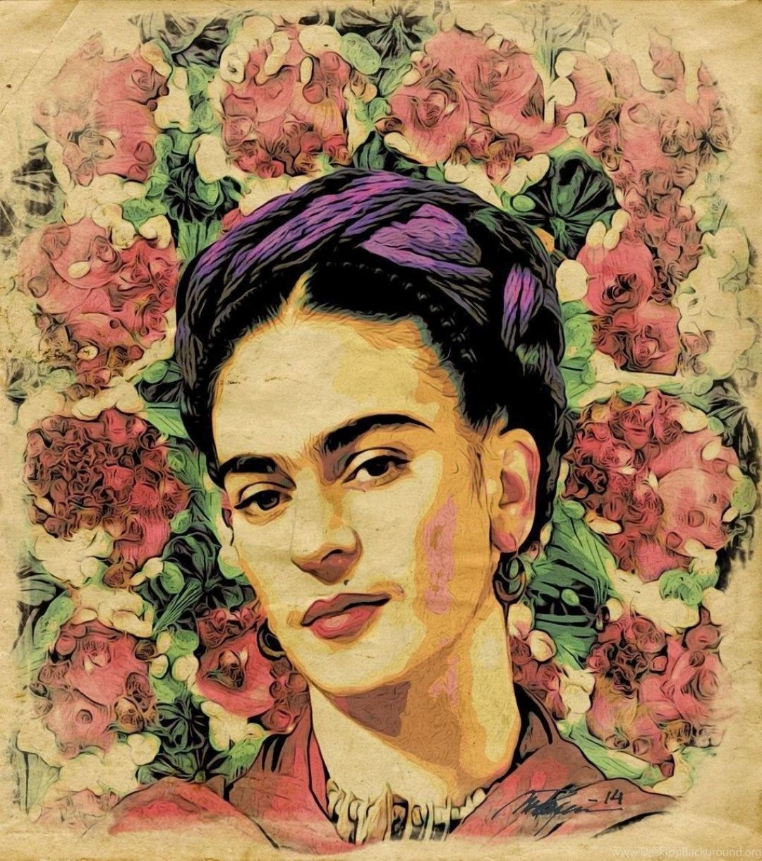 Frida Kahlo Art Desktop, iPhone, Desktop HD Background / Wallpaper (1080p, 4k) (1080x1220) (2020)