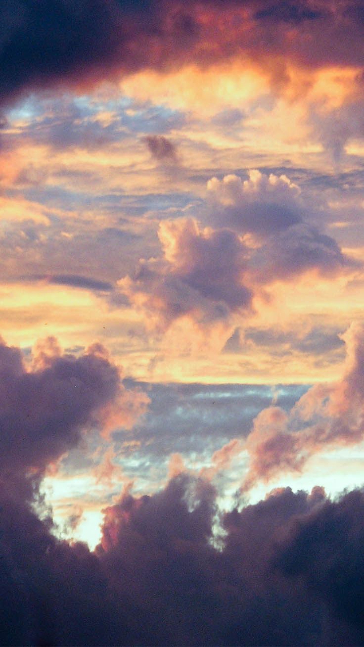 Cloudy iPhone Wallpaper by Preppy Wallpaper. Preppy wallpaper, Sky aesthetic, Aesthetic wallpaper