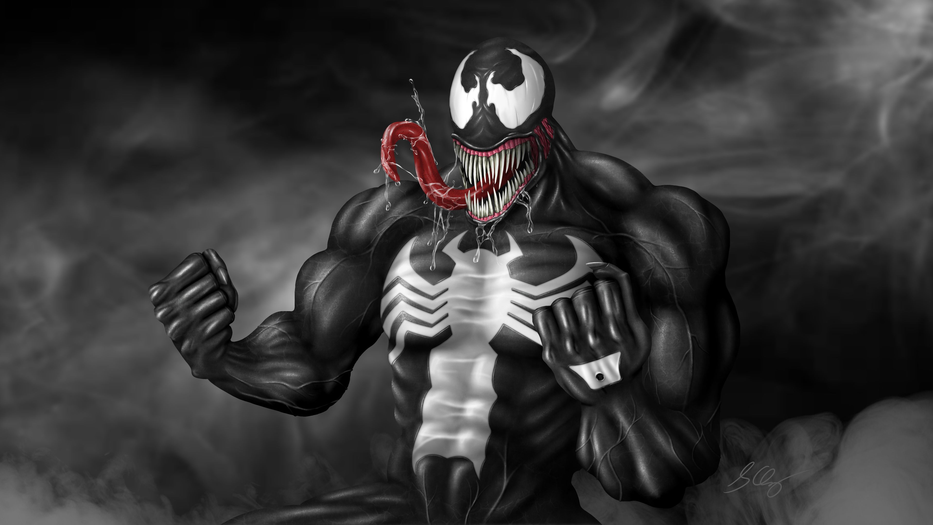 Venom Art Digital. Venom art, Superhero wallpaper, Art