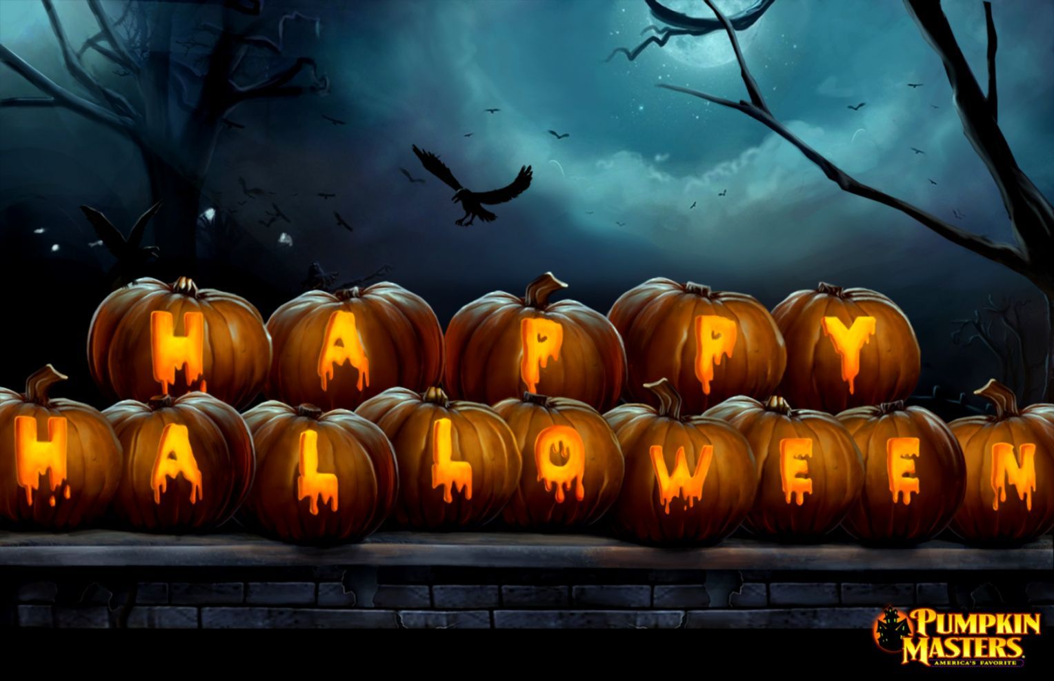 Halloween Pumpkin Background Wallpaper