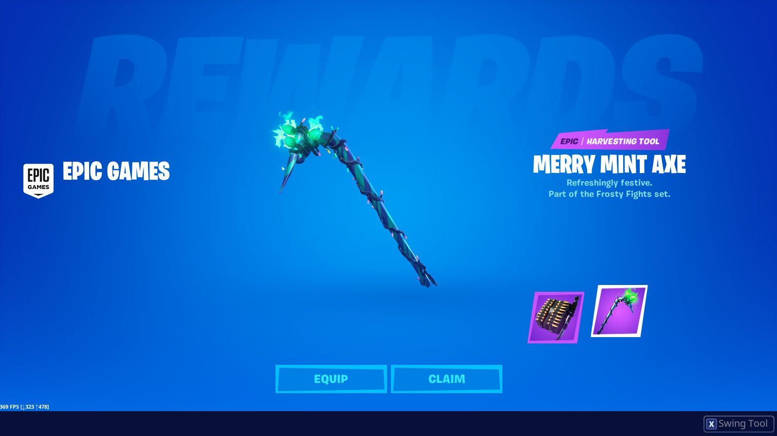 Free Fortnite Merry Mint Axe Pickaxe being granted Heres how to get your code The Merry Mint Ax. Free gift card generator, Gift card generator, Funny text memes